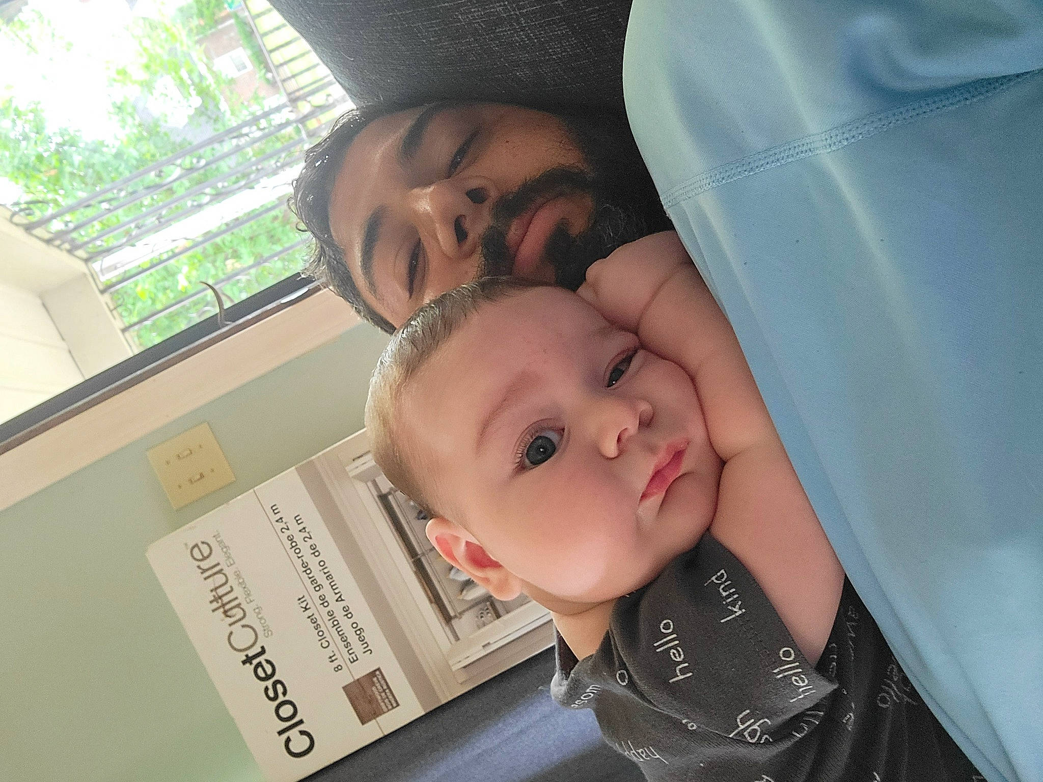 Ben joined the competition — help win amazing prizes! baby, baby_products, baby_toddler_clothing, black_hair, cap, child, comfort, eyebrow, eyelash, eyewear, fashion_accessory, fun, happy, hat, headgear, mouth, nose, person, smile, toddler