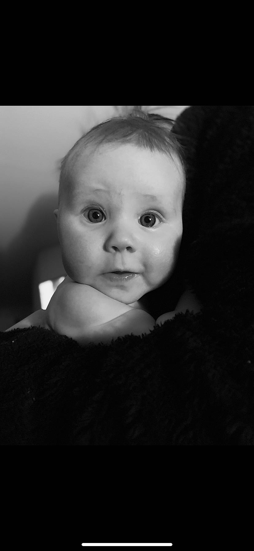 Lillie joined the competition — help win amazing prizes! art, baby, baby_toddler_clothing, cheek, child, darkness, eye, eyelash, flash_photography, fur, iris, monochrome, monochrome_photography, no_expression, person, portrait, portrait_photography, sitting, still_life_photography, stock_photography
