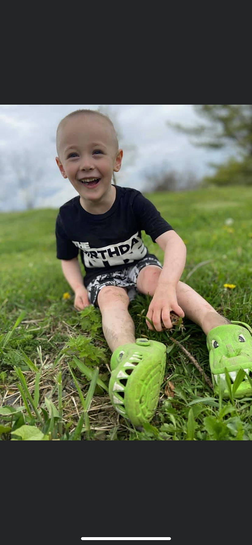 Aiden is registered to the contest to win money with this photo: baby, ball, child, grass, green, joy, person, photography, plant, play, toddler