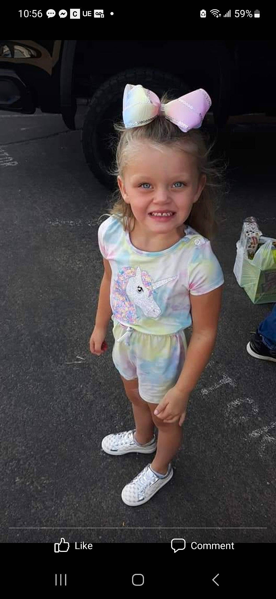 Heavenly joined the competition — help win amazing prizes! asphalt, baby_toddler_clothing, blond, child, clothing, cool, face, facial_expression, fun, hair, happy, head, headpiece, joy, person, pink, shorts, sleeve, smile, style