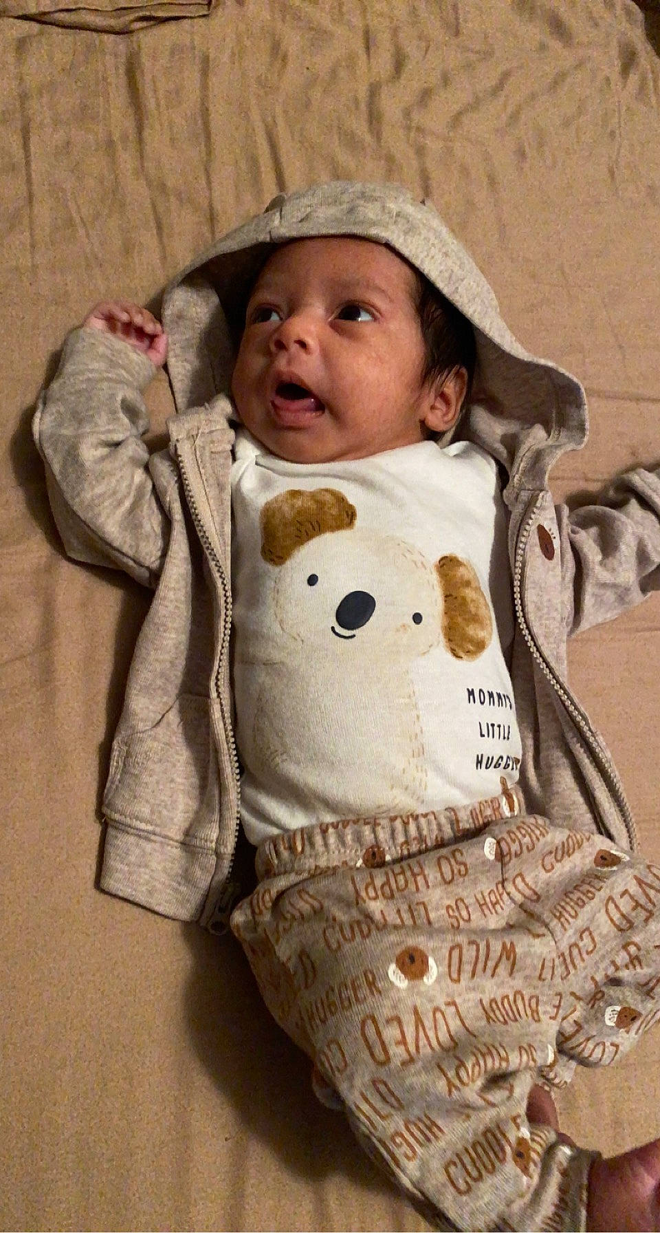 Jaeden joined the competition — help win amazing prizes! baby, baby_toddler_clothing, cap, cheek, child, eye, face, hat, head, headgear, headwear, jacket, lip, nose, outerwear, pattern, person, skin, sleeve, sun_hat