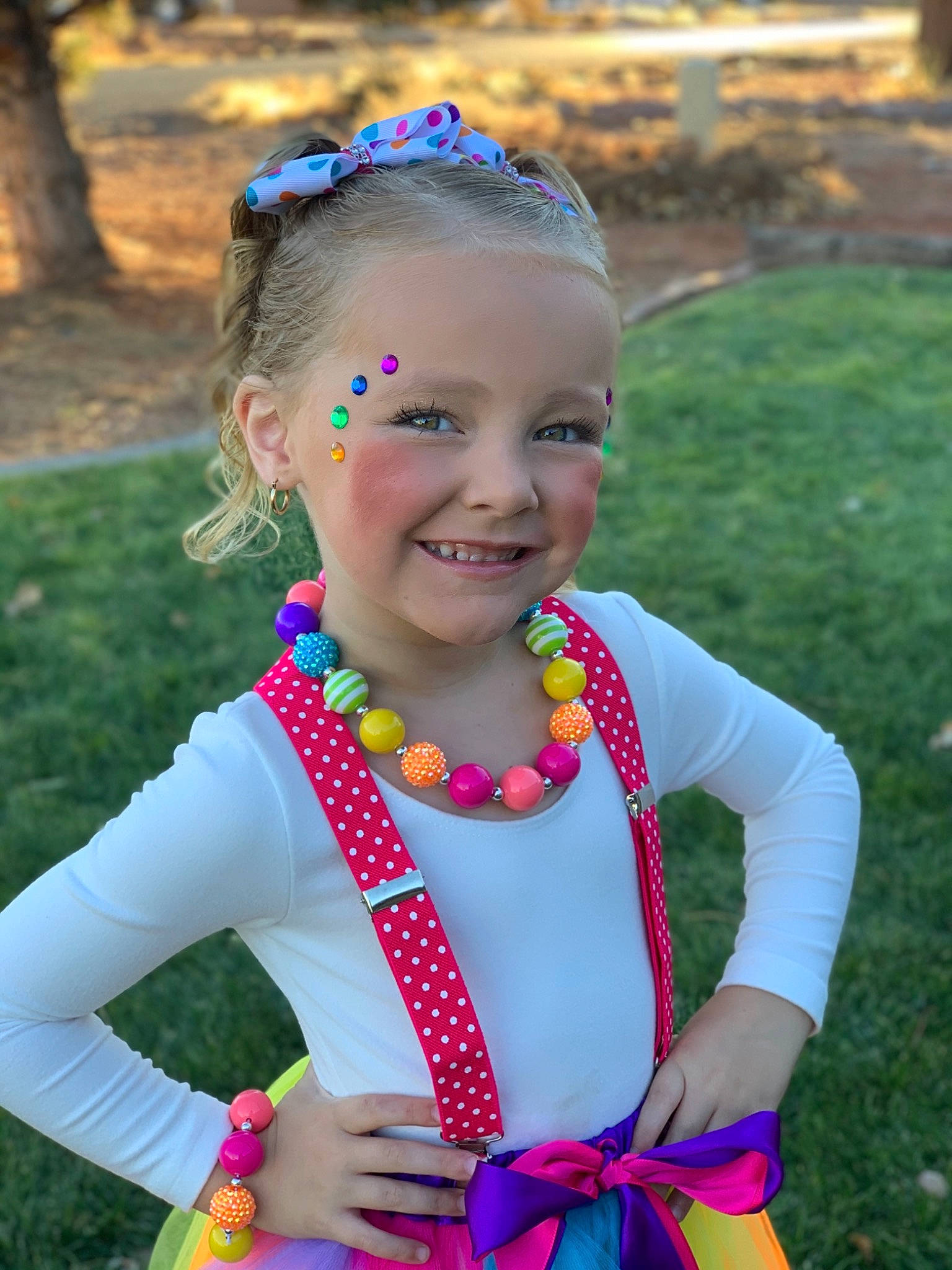 Alexis is registered to the contest to win money with this photo: child, costume, dress, electric_blue, fashion_accessory, fawn, fun, hair_accessory, headband, iris, joy, pattern, person, smile, summer, toddler