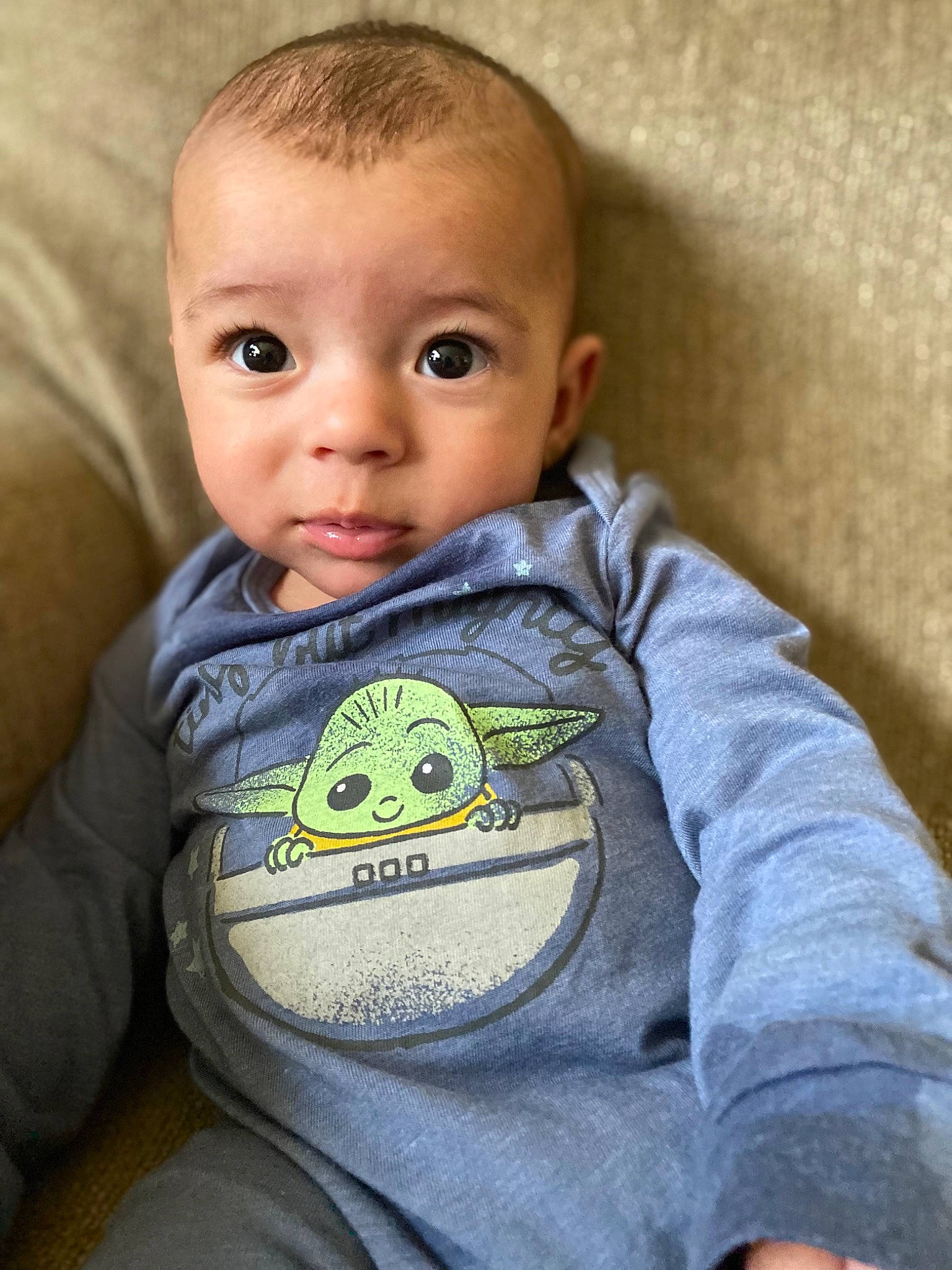 Nicholas joined the competition — help win amazing prizes! baby, baby_toddler_clothing, cheek, chin, comfort, eye, eyebrow, facial_expression, forehead, hair, hairstyle, head, human_body, iris, lip, mouth, neck, nose, person, skin