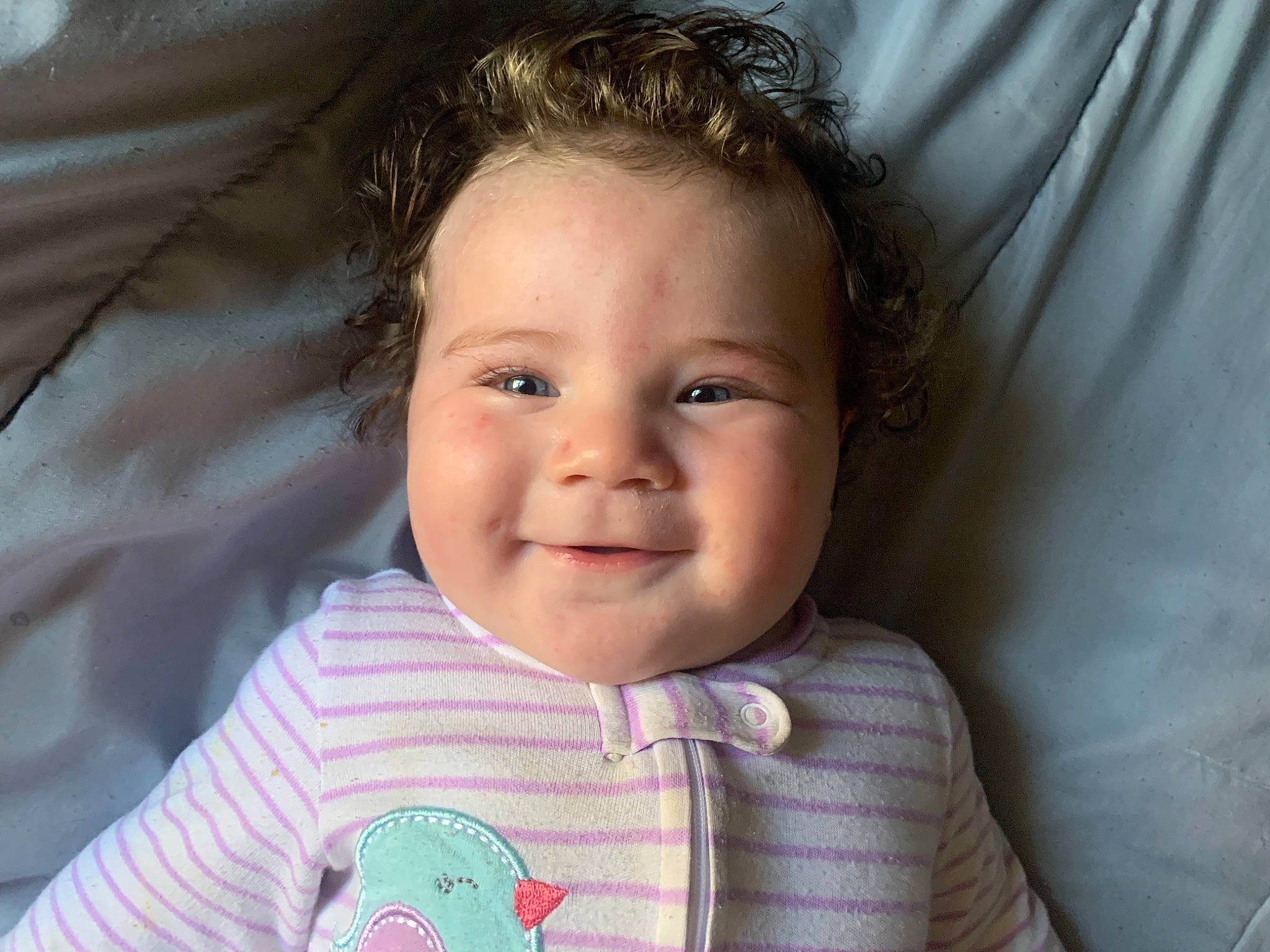 Nalani joined the competition — help win amazing prizes! baby_toddler_clothing, cheek, chin, comfort, cool, eye, eyebrow, eyelash, gesture, happy, iris, joy, lip, mammal, mouth, nose, organ, person, skin, sleeve