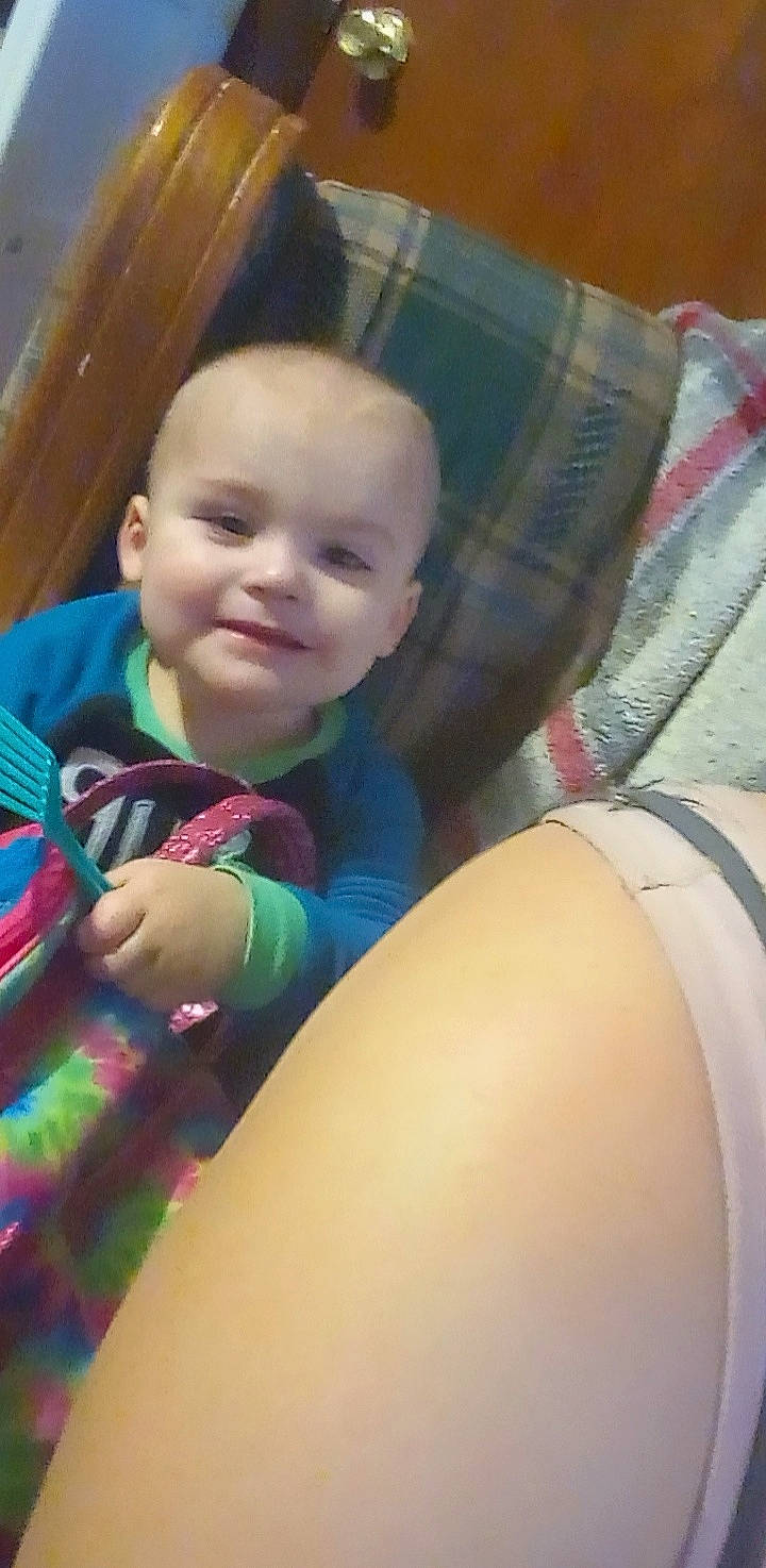 Steven is registered to the contest to win money with this photo: abdomen, baby, baby_toddler_clothing, cheek, chest, comfort, elbow, electric_blue, finger, fun, happy, human_leg, joy, leisure, mouth, person, sitting, smile, thigh, thumb