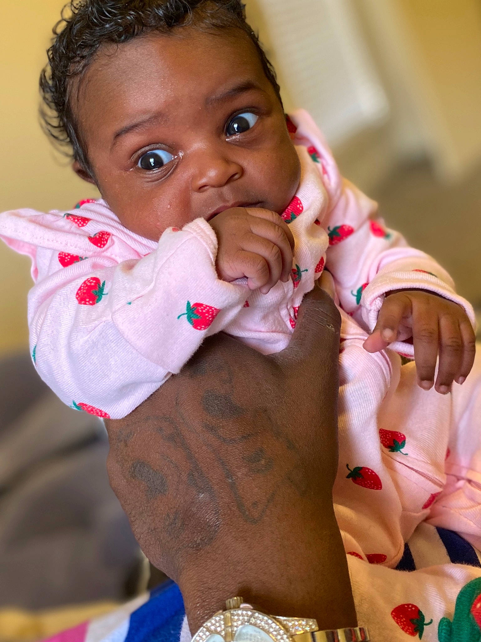 Aryiana joined the competition — help win amazing prizes! adaptation, baby, cheek, child, ear, eye, face, fun, happy, head, lip, mouth, neck, nose, person, pink, skin, smile, toddler