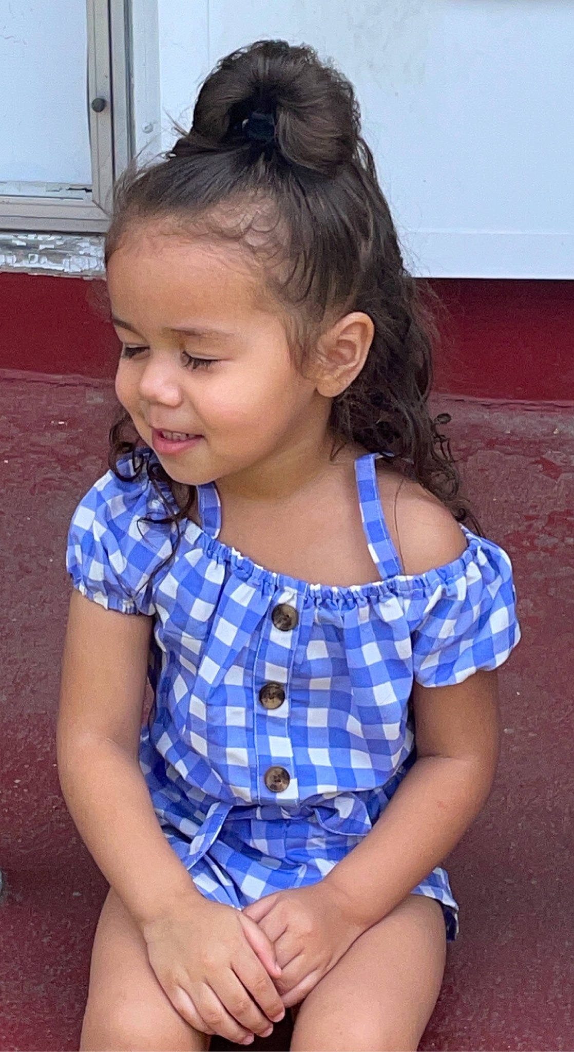 Kehlani joined the competition — help win amazing prizes! azure, chin, clothing, dress, eye, face, facial_expression, hair, hairstyle, happy, head, iris, neck, organ, person, purple, shoulder, skin, sleeve, smile