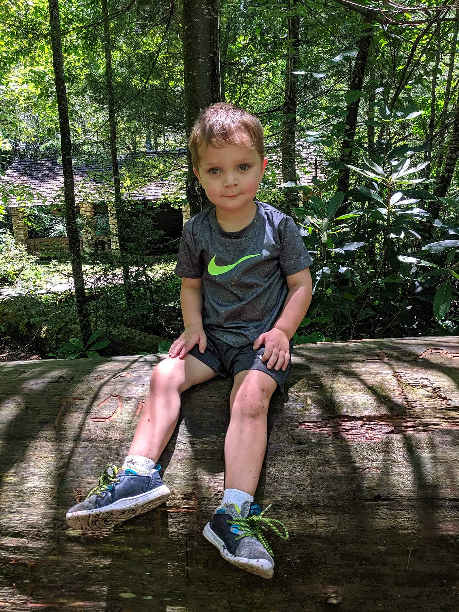 Cayson joined the competition — help win amazing prizes! child, forest, leisure, person, play, recreation, tree, vacation, water