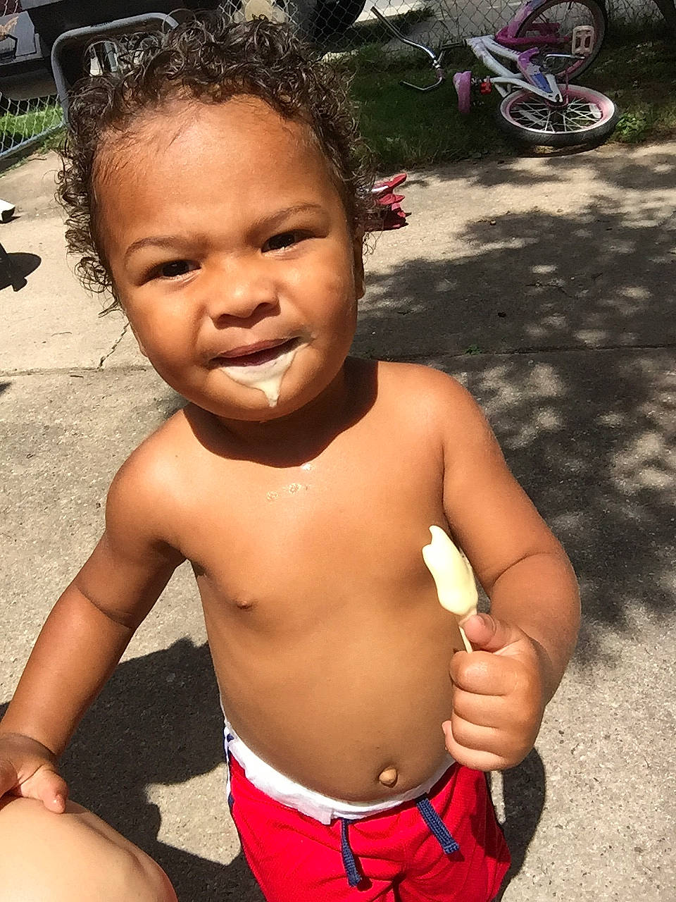 Kj joined the competition — help win amazing prizes! barechested, cheek, chest, child, cool, face, fun, hair, hairstyle, head, muscle, neck, people, person, play, skin, smile, summer, toddler, trunk