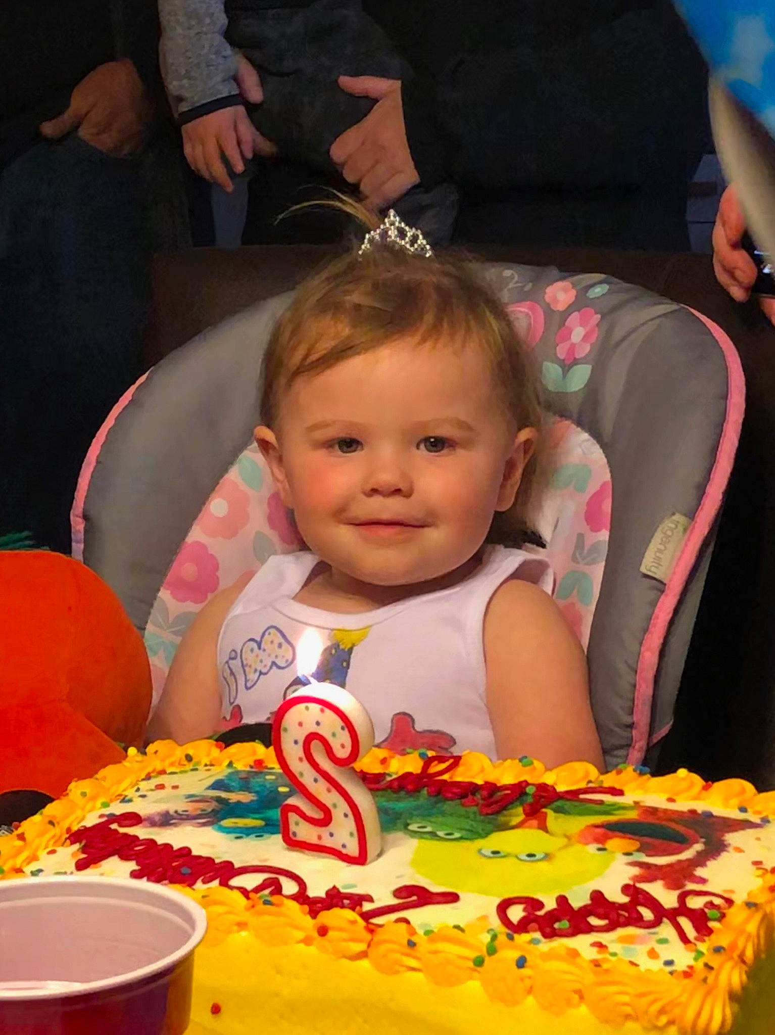 Alicyn joined the competition — help win amazing prizes! baby, birthday, birthday_cake, cake, cake_decorating, child, eating, food, joy, party, person, play, sugar_paste, sweetness, toddler
