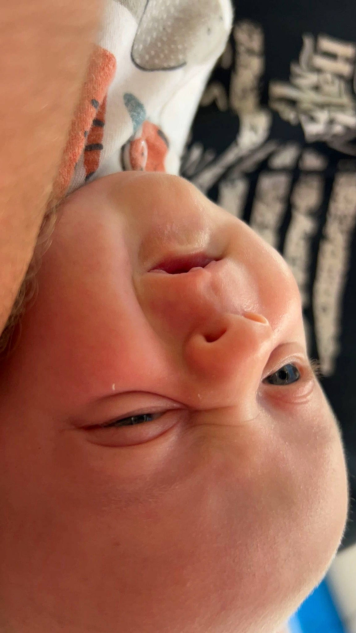 Kian joined the competition — help win amazing prizes! baby, cheek, chin, ear, eye, eyebrow, eyelash, face, finger, forehead, gesture, hair, head, human_body, jaw, lip, mouth, neck, nose, person