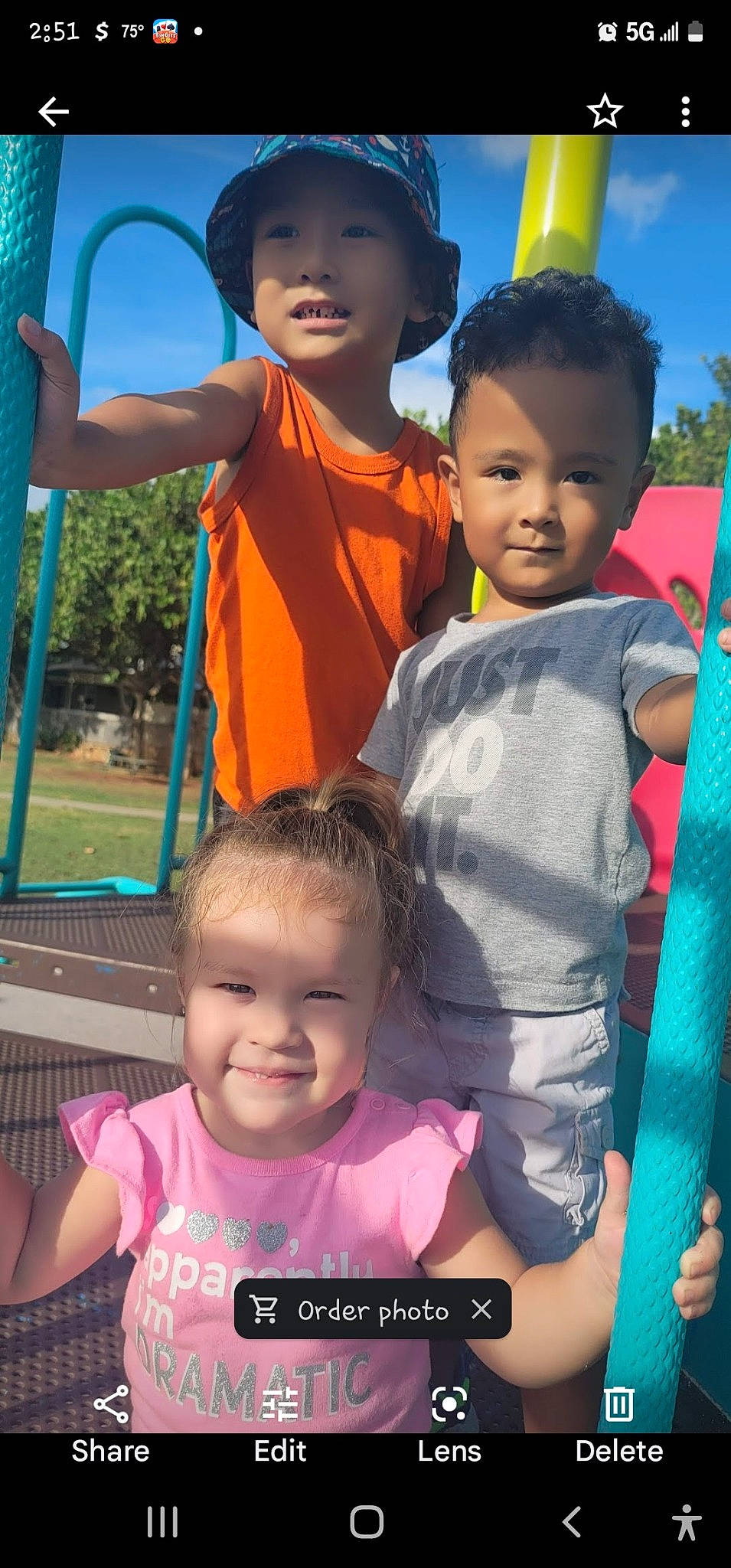 Blue joined the competition — help win amazing prizes! beauty, blue, child, community, face, fun, grass, green, happy, head, headwear, joy, leisure, organ, people, person, photograph, pink, public_space, recreation