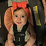 accessories, baby, car, car_interior, carseat, clothing, cushion, face, happy, hat, head, homedecor, person, photography, portrait, smile, stroller, t_shirt, transportation, vehicle