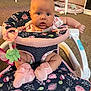 Noelymar joined the competition — help win amazing prizes! baby, infant, baby_walker, pink_booties, toy, butterfly_toy, floor, carpet, baby_gym, indoor, child, curious, seated, colorful, patterned, clothing, face, person, home, play