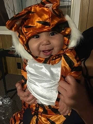 Victor Jr joined the competition — help win amazing prizes! child, costume, fashion_accessory, hat, headgear, headwear, person, toddler