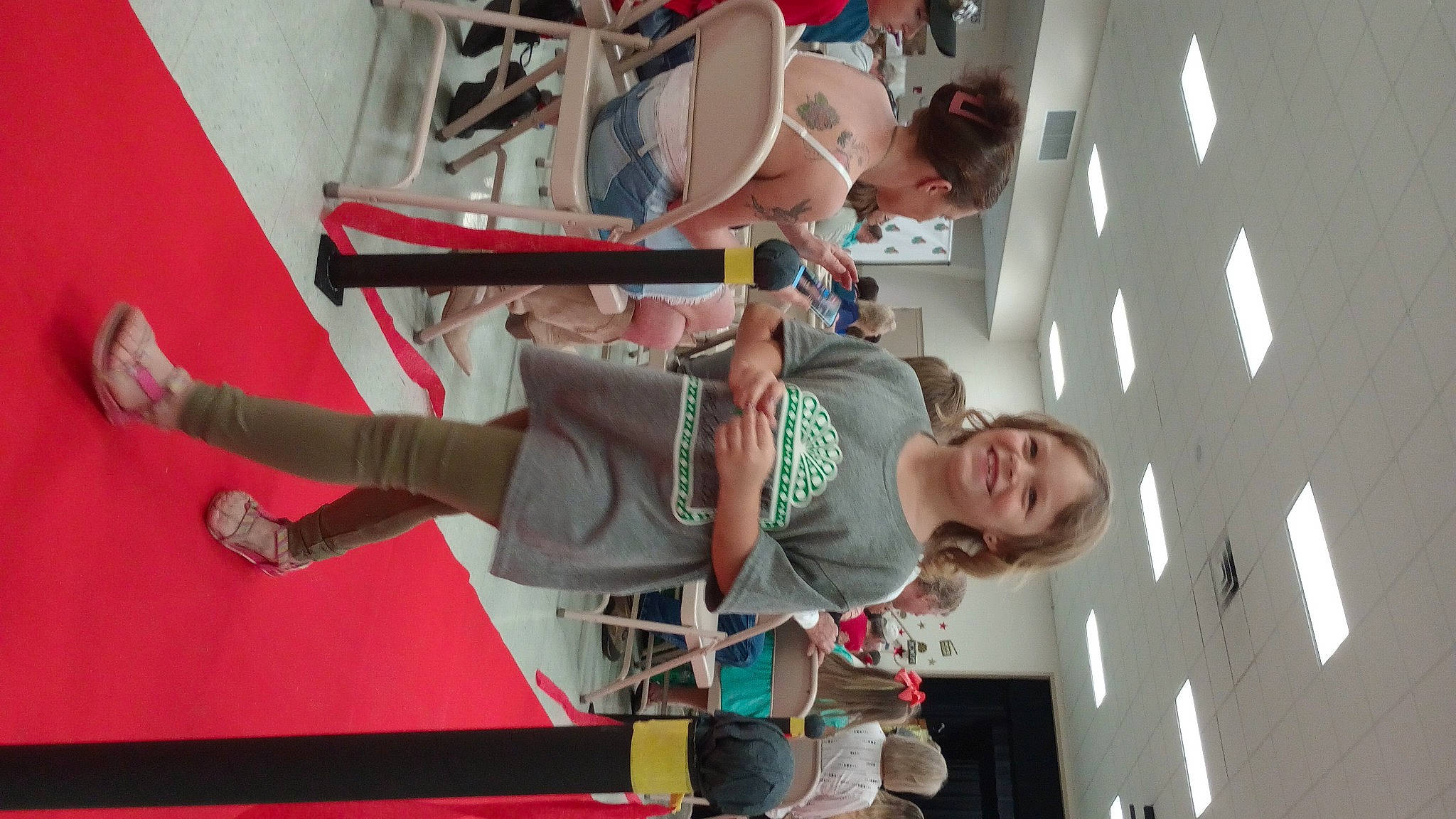 Alexis joined the competition — help win amazing prizes! adventure, arm, child, event, flooring, fun, happy, headwear, joy, leisure, person, room, smile, t_shirt, toddler, walking_shoe