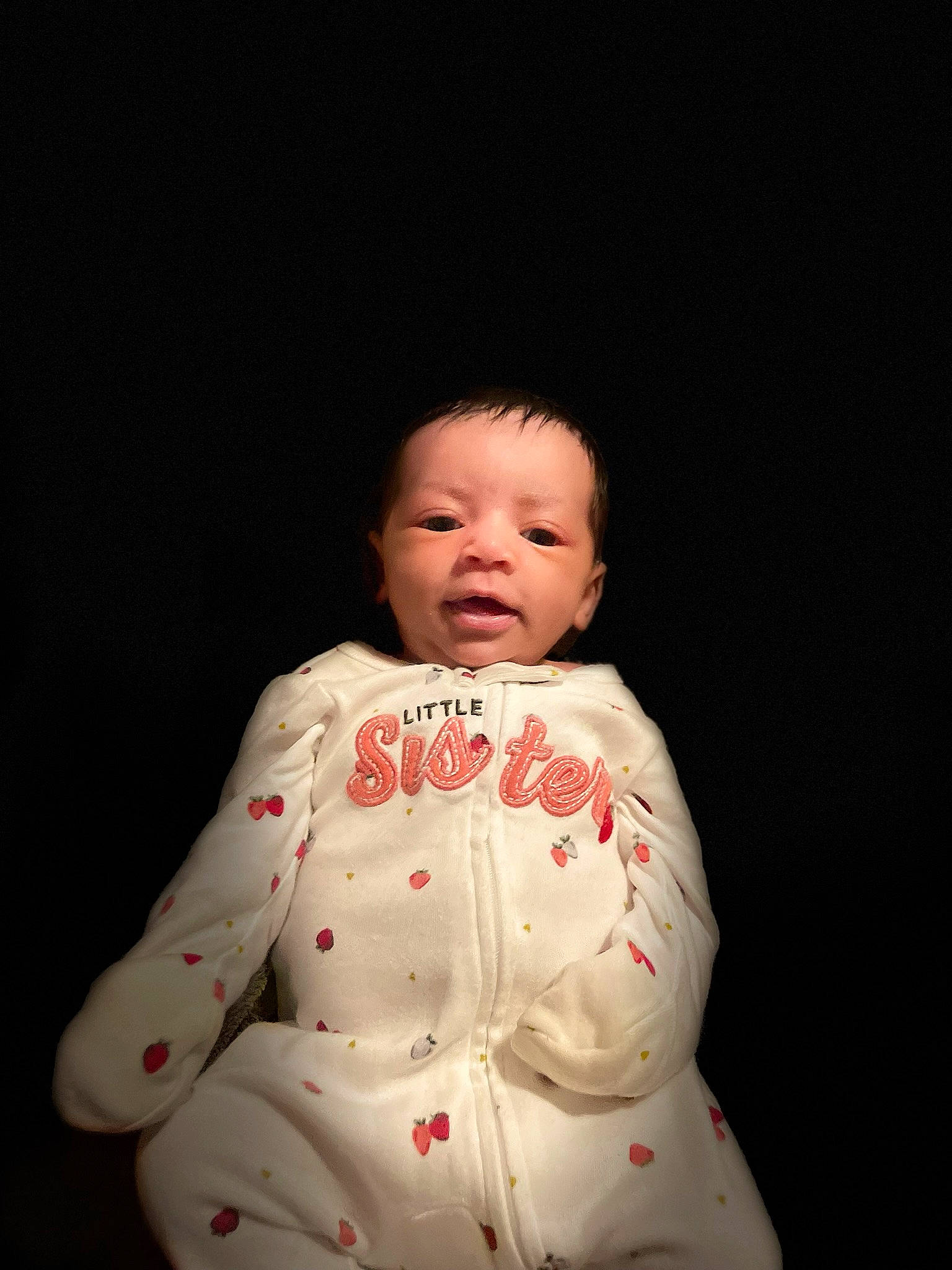 Aalleyah is registered to the contest to win money with this photo: baby, baby_toddler_clothing, carmine, cheek, chest, collar, comfort, eyebrow, flash_photography, fun, fur, gesture, happy, human_body, lip, neck, nose, person, sleeve, smile