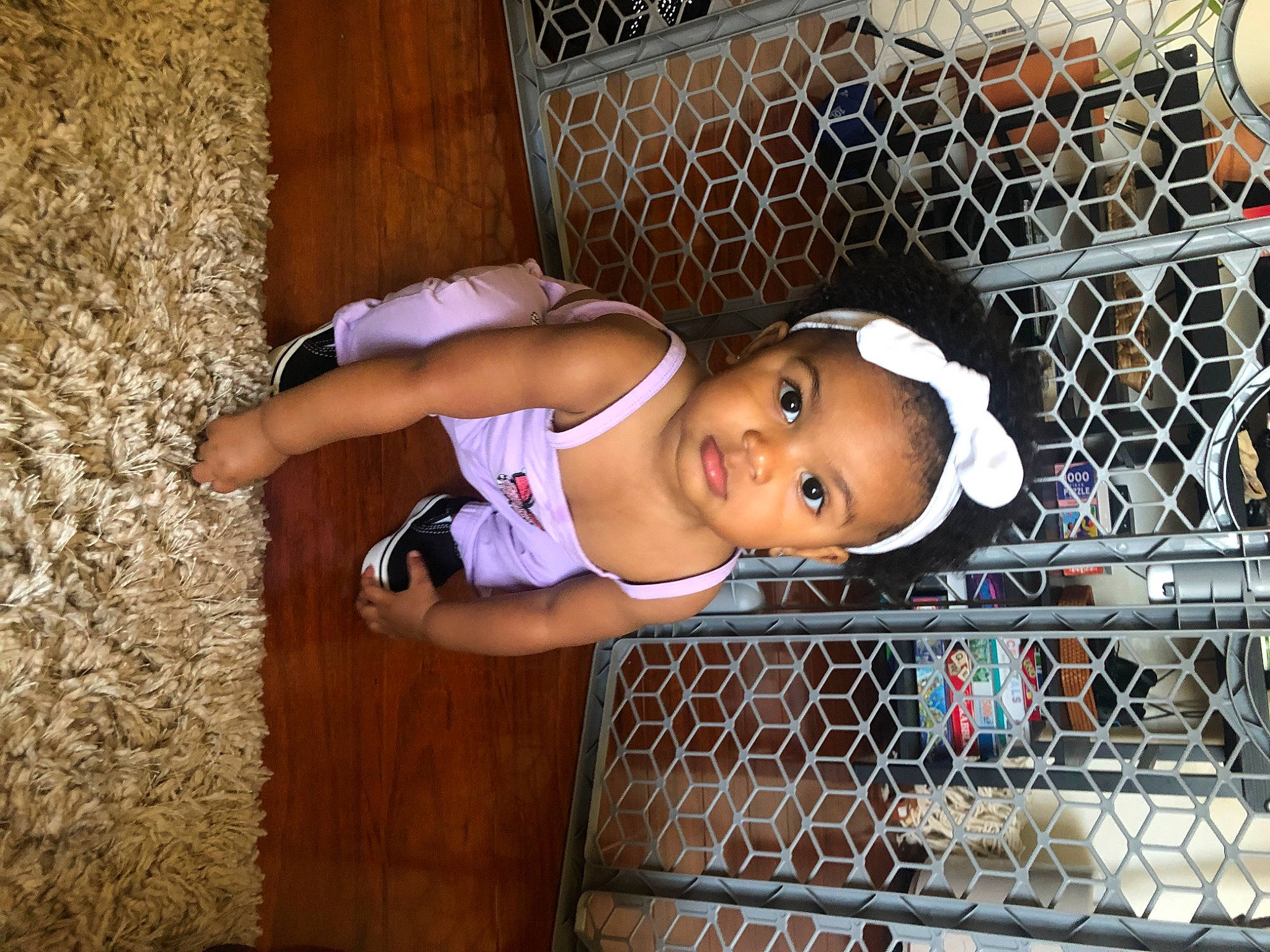 Sincere joined the competition — help win amazing prizes! baby, baby_products, baby_safety, baby_toddler_clothing, child, dress, face, fence, fun, happy, human_body, leisure, mesh, metal, pattern, person, smile, thigh, toddler, trunk