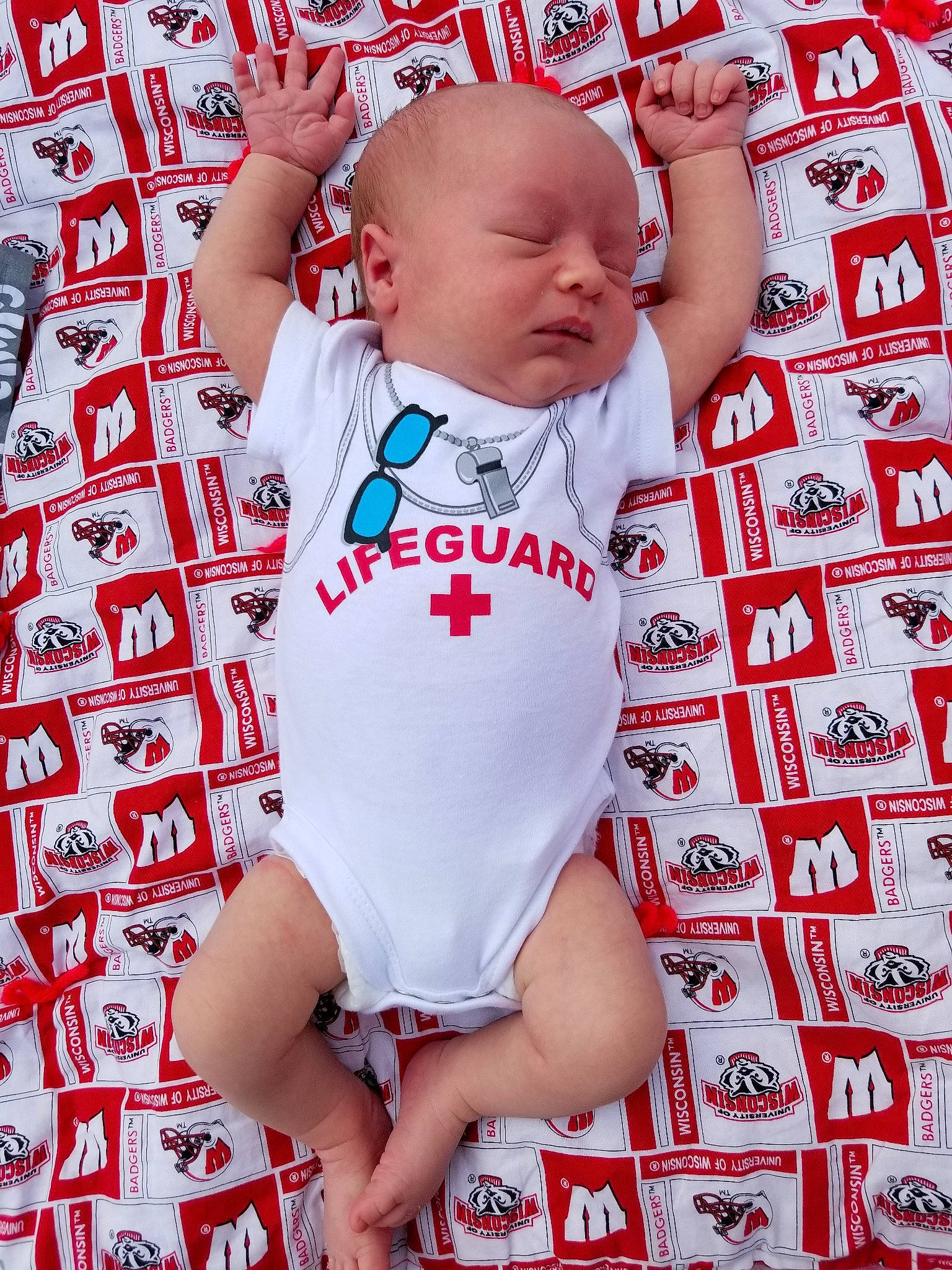 Theodore joined the competition — help win amazing prizes! baby, baby_products, baby_toddler_clothing, child, pattern, person, product, red, sleeve, t_shirt, textile, toddler