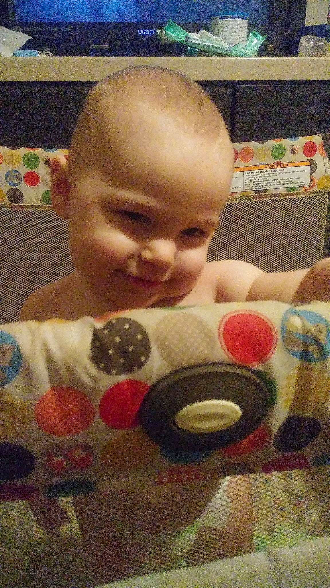 Amara is registered to the contest to win money with this photo: cheek, child, eating, finger, fun, infant, person, play, product, skin, toddler, toy