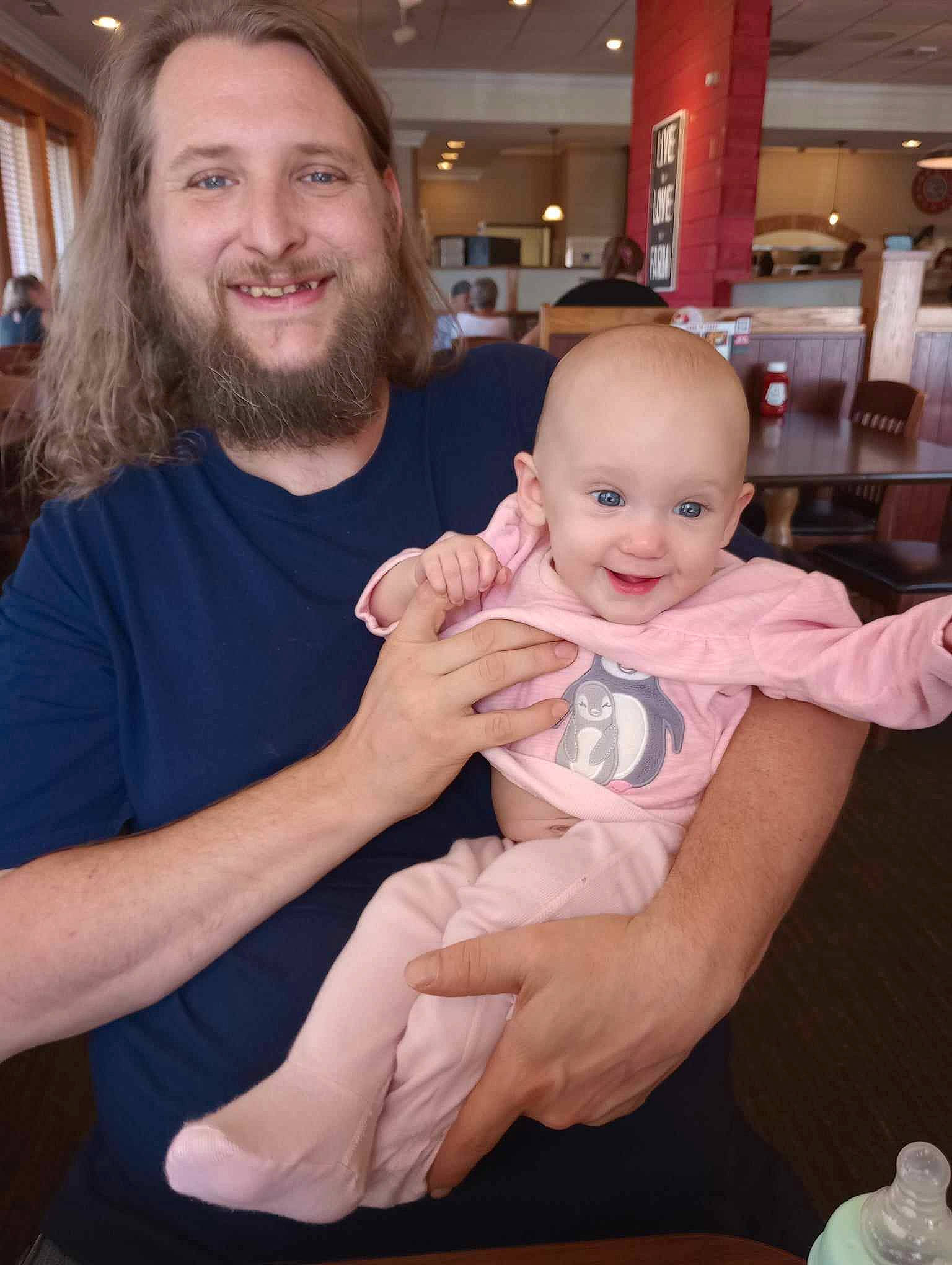 Sandra joined the competition — help win amazing prizes! arm, baby, baby_toddler_clothing, beard, cheek, chin, event, eye, facial_expression, finger, fun, gesture, hand, happy, head, iris, joy, person, skin, smile