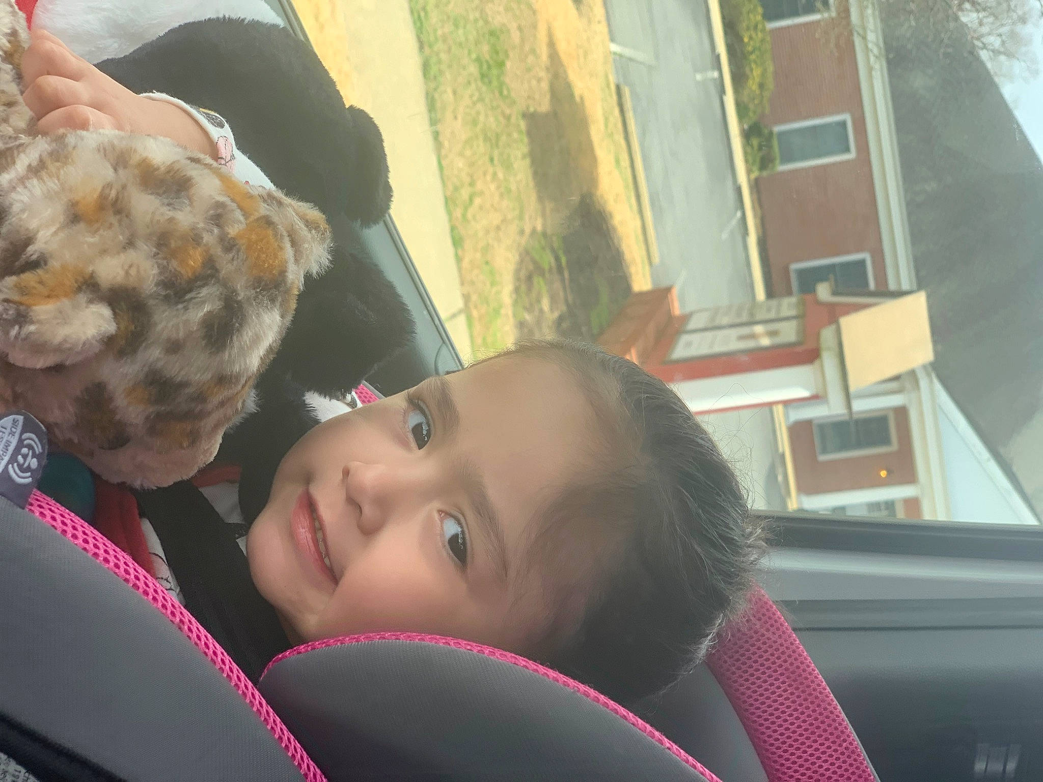 Liliana is registered to the contest to win money with this photo: baby, carmine, child, comfort, fruit, fun, happy, leisure, pattern, person, personal_protective_equipment, room, toddler, vacation, window