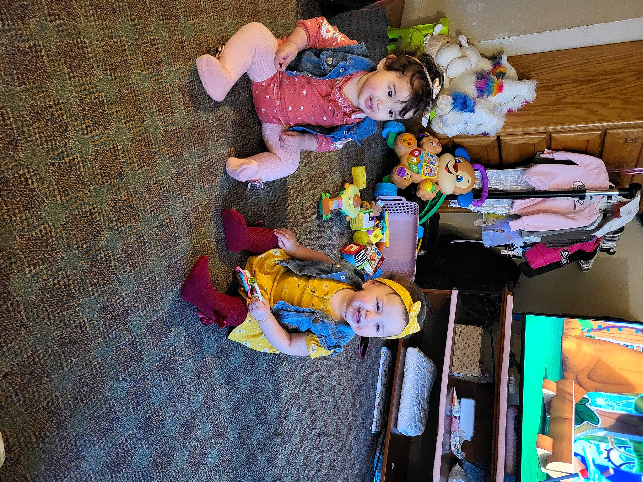 Kamya is registered to the contest to win money with this photo: baby_products, child, costume, event, fictional_character, fun, headwear, joy, person, room, stuffed_toy, toddler