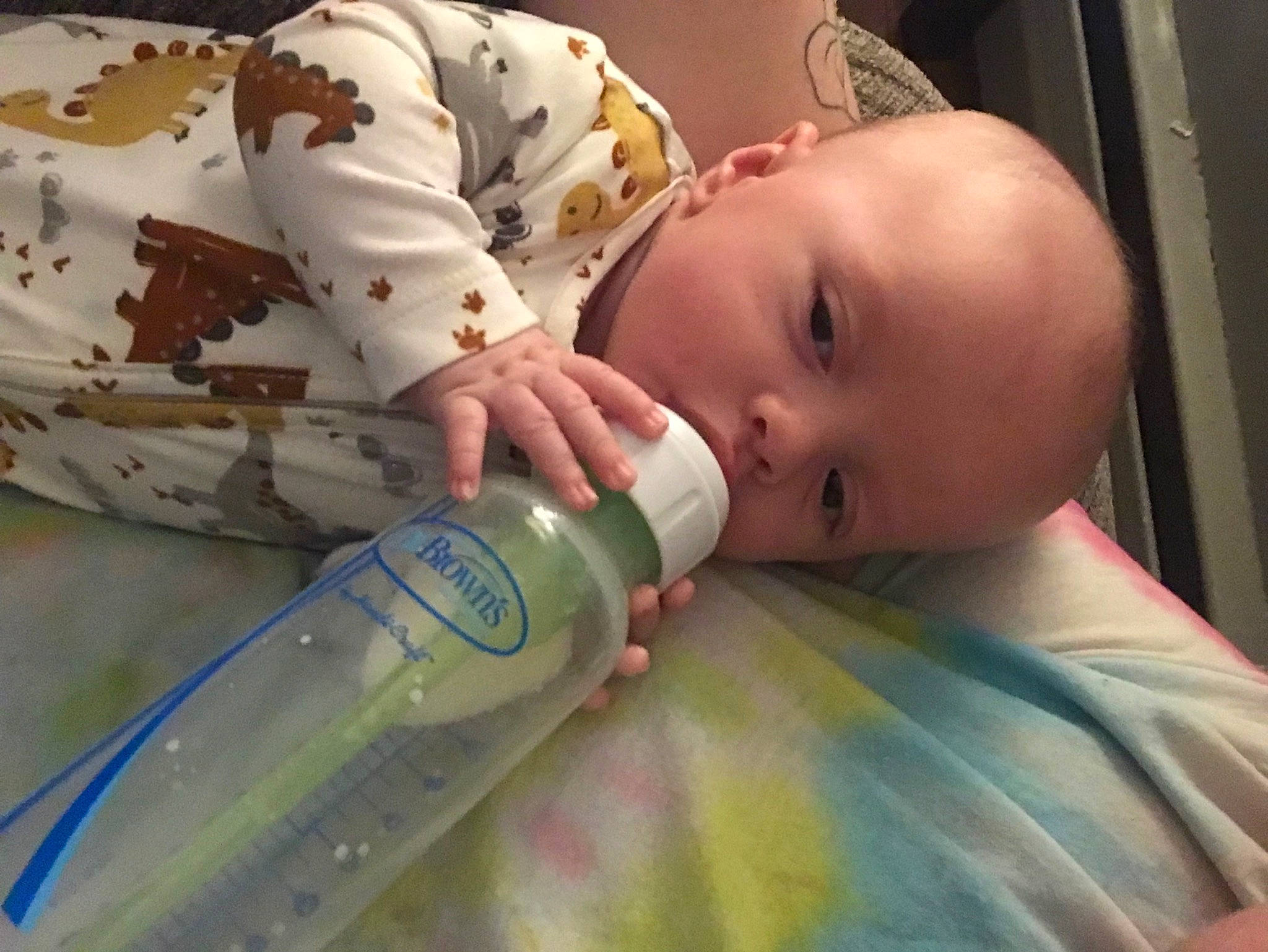 Kashton is registered to the contest to win money with this photo: baby, baby_bottle, baby_products, baby_toddler_clothing, bottle, cheek, child, comfort, drink, drinking, drinkware, face, fluid, head, human_body, infant_formula, person, plant_milk, plastic_bottle, skin