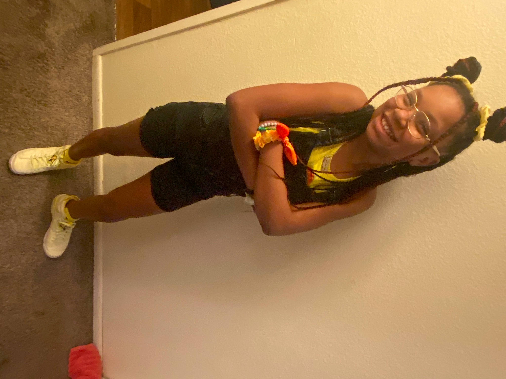 Iyanna joined the competition — help win amazing prizes! abdomen, chest, elbow, eyewear, fashion_design, flash_photography, flooring, fun, hip, human_leg, joint, joy, knee, person, shoulder, sitting, smile, sportswear, thigh, trunk