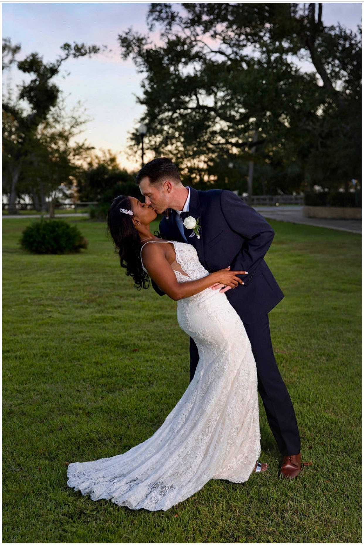 Aleigha is registered to the contest to win money with this photo: bridal_accessory, bridal_clothing, bridal_party_dress, bride, dress, flash_photography, formal_wear, gesture, gown, grass, happy, landscape, people_in_nature, person, photograph, plant, sky, tree, trousers, veil