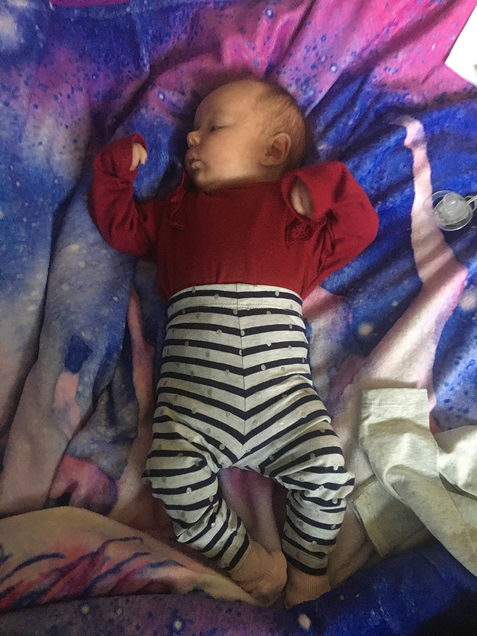 Lilly-mae is registered to the contest to win money with this photo: art, baby, child, painting, person, sleep, toddler