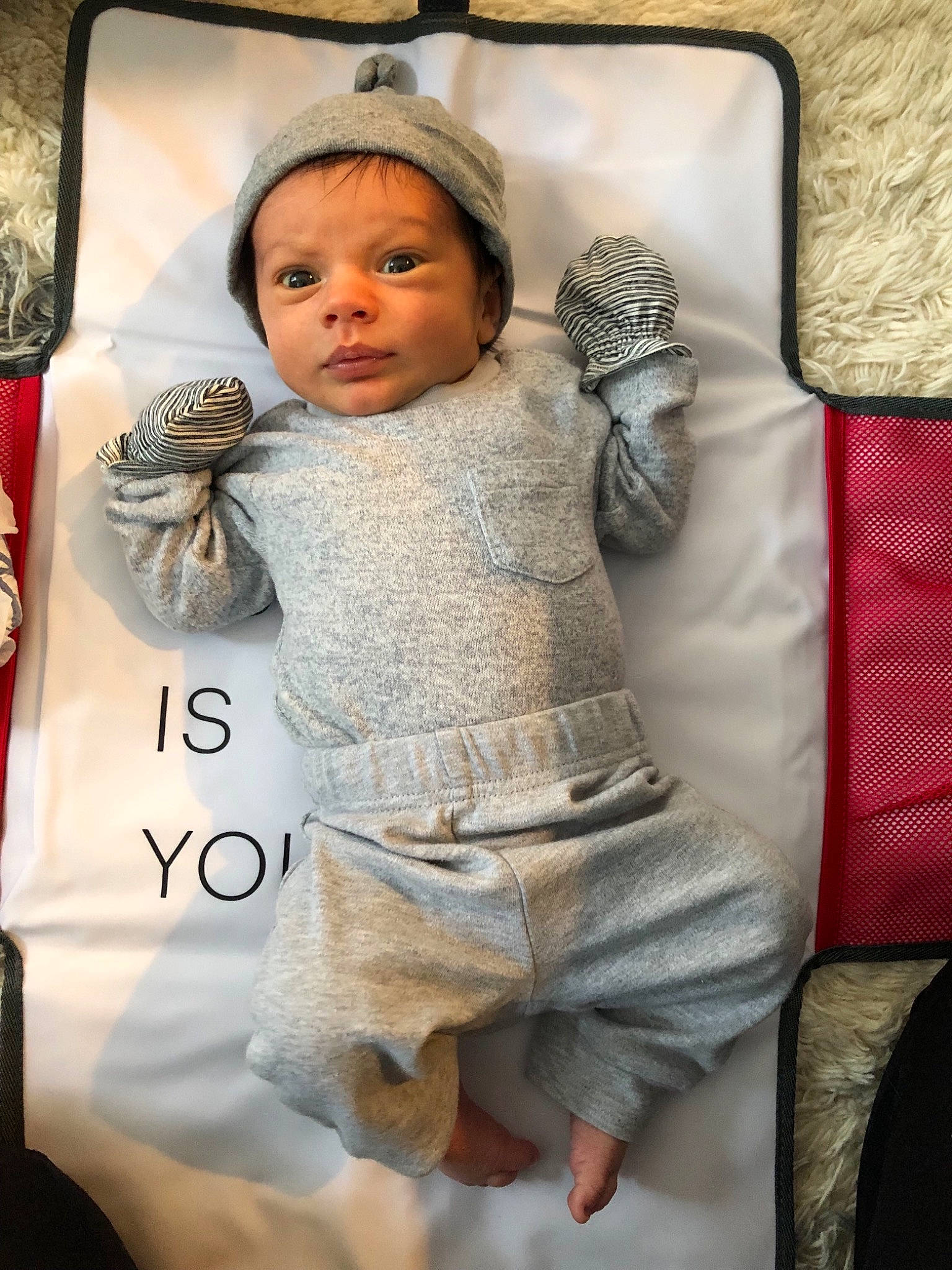 Bowie is registered to the contest to win money with this photo: baby, child, person, toddler