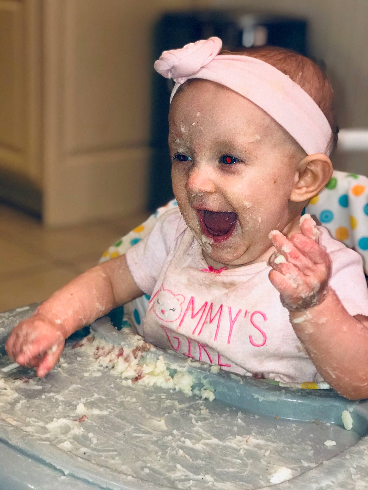 Braylin joined the competition — help win amazing prizes! baby, baby_bathing, child, food, headwear, person, toddler