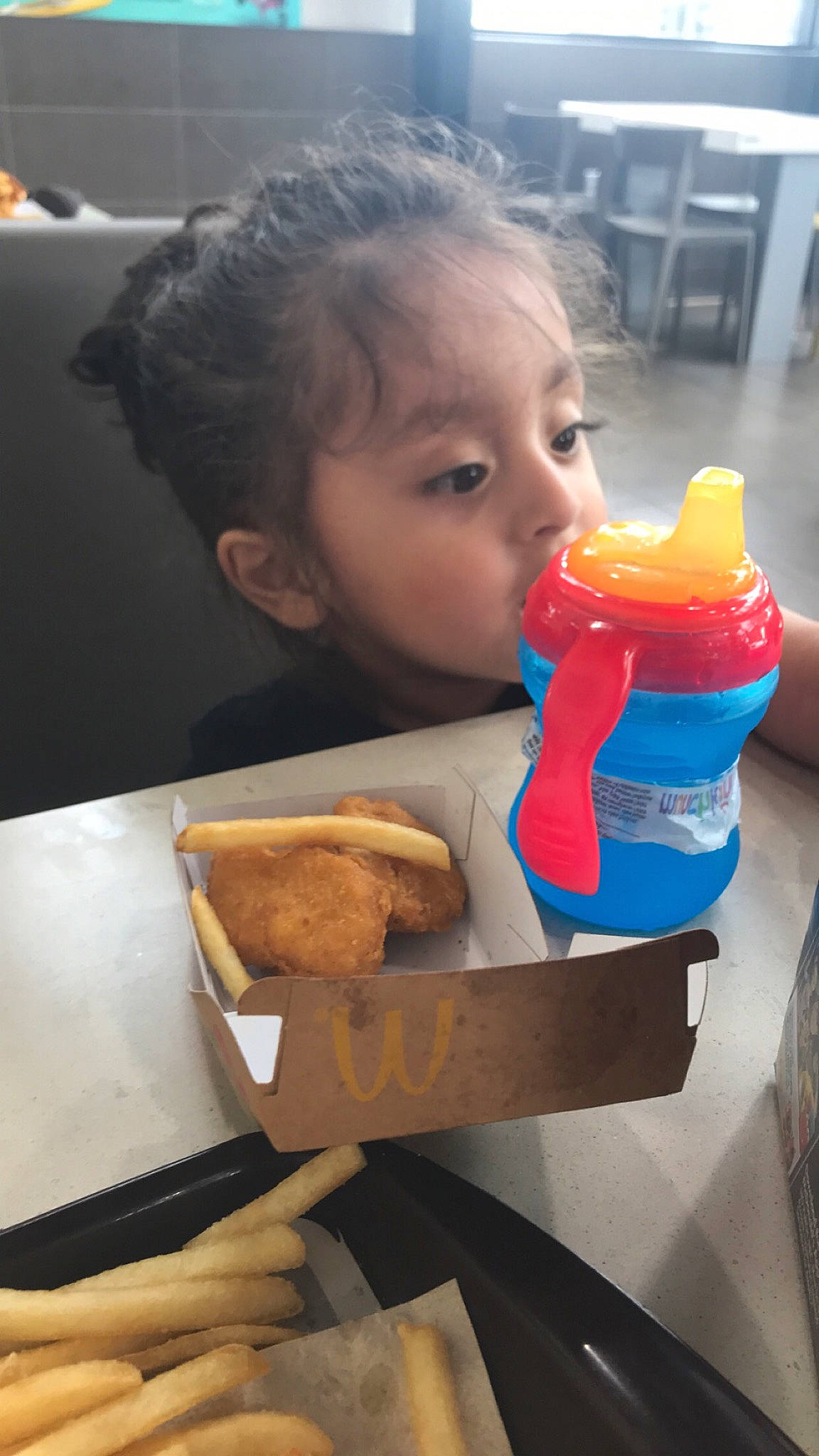 Michael is registered to the contest to win money with this photo: child, comfort_food, food, junk_food, kids_meal, person, play, toddler