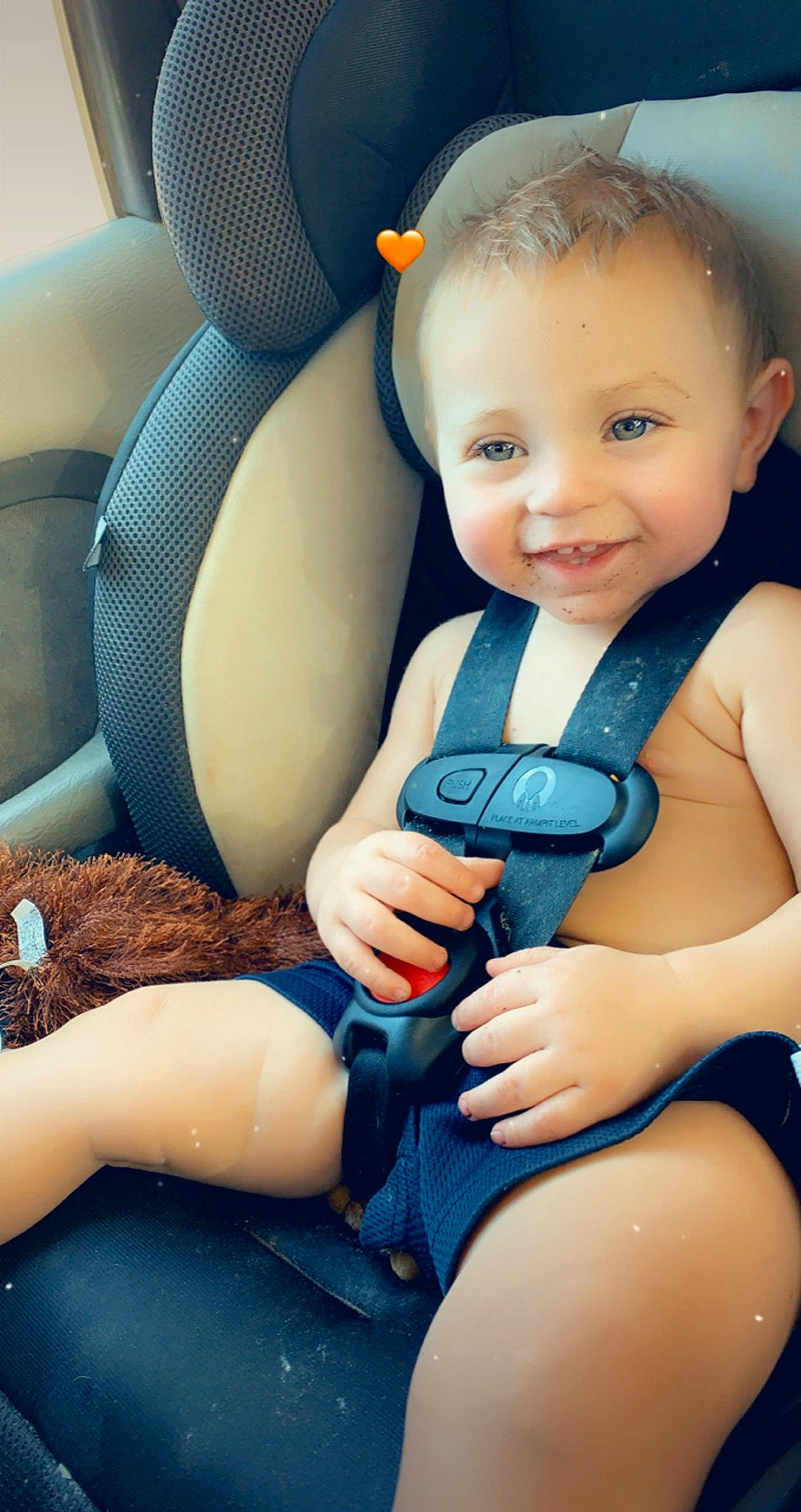 Dex is registered to the contest to win money with this photo: baby_in_car_seat, baby_products, baby_toddler_clothing, car_seat, car_seat_cover, cheek, chest, child, comfort, finger, head, head_restraint, joy, nail, person, product, skin, thigh, thumb, toddler