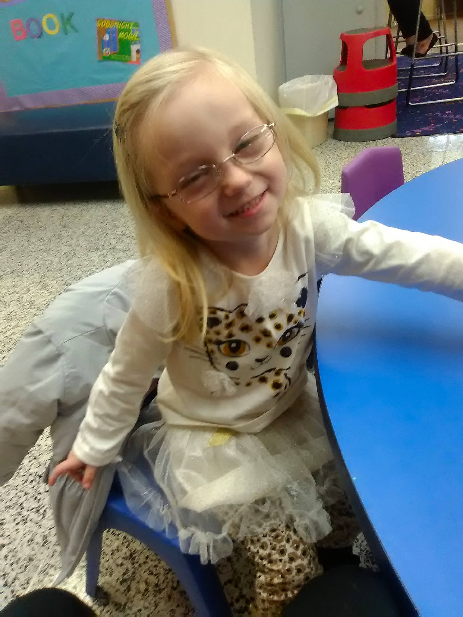 Maryanna is registered to the contest to win money with this photo: arm, blond, child, day, fun, girl, hair, head, human_hair_color, joy, leg, person, product, sitting, smile, toddler