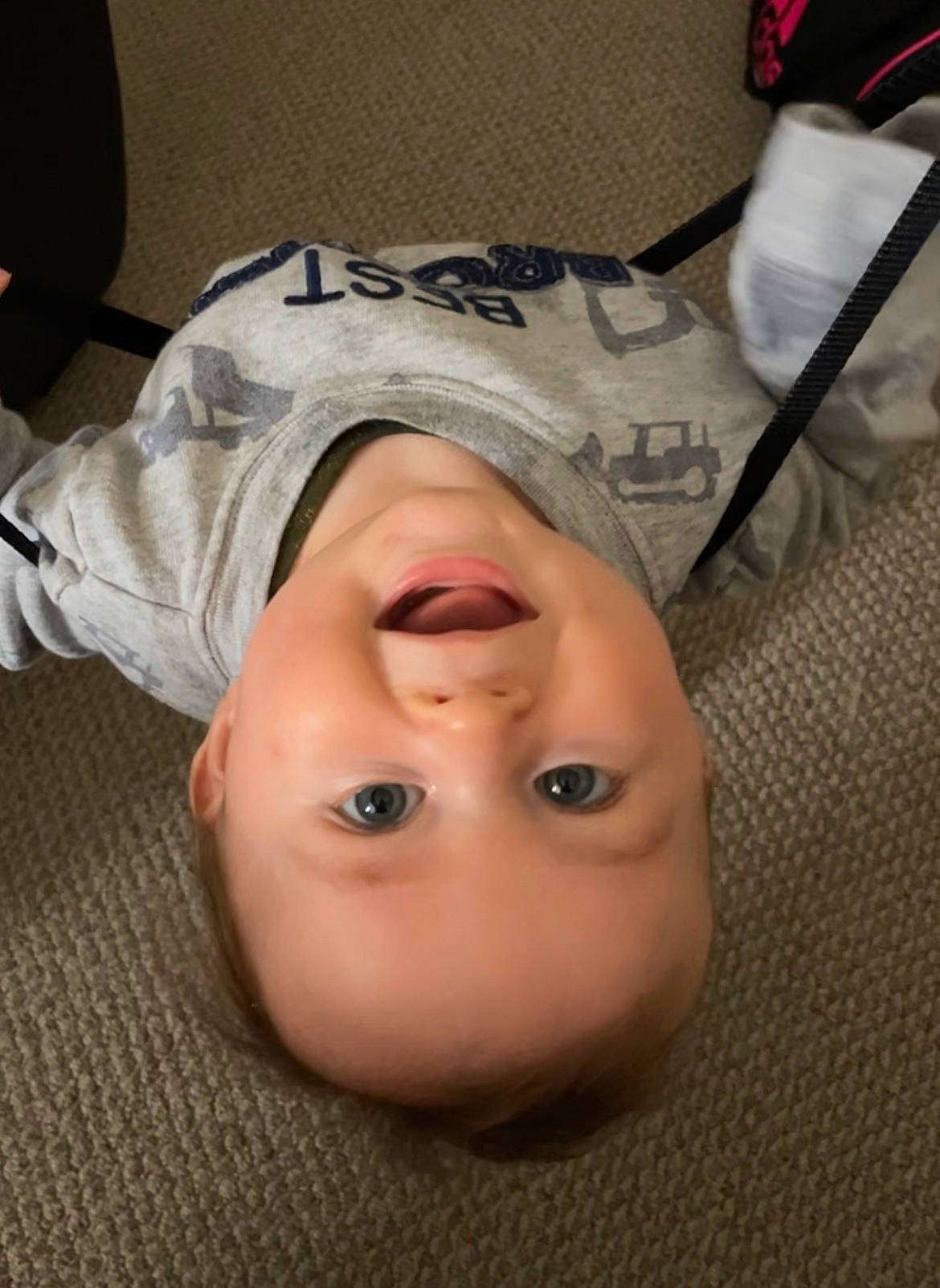 Kayden joined the competition — help win amazing prizes! baby, baby_toddler_clothing, cap, cheek, child, comfort, eyelash, fashion_accessory, fun, happy, hat, joy, lip, mouth, nose, pattern, person, personal_protective_equipment, portrait_photography, smile