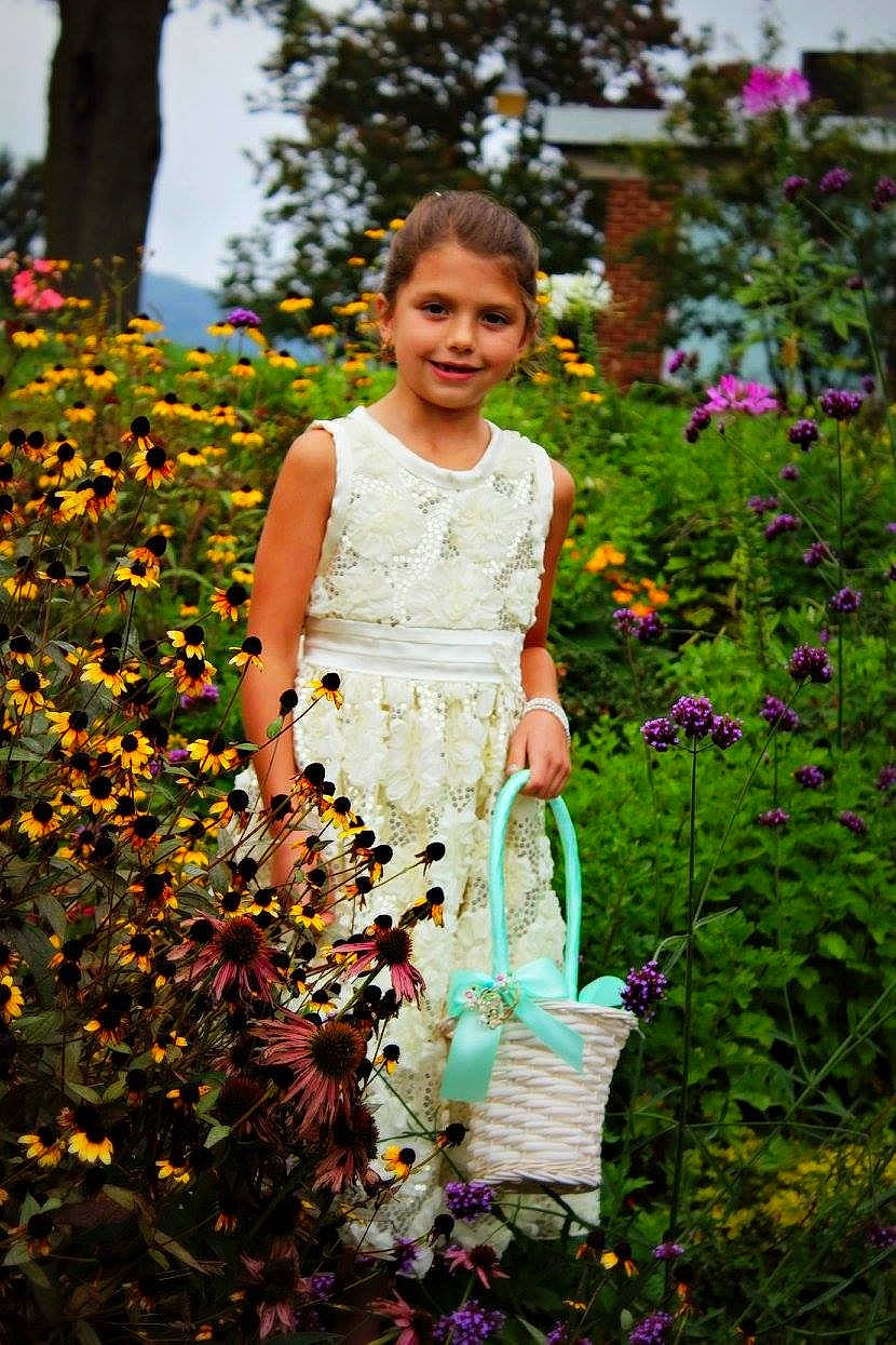Kaylie joined the competition — help win amazing prizes! child, dress, floristry, flower, flower_arranging, fun, garden, girl, joy, person, plant, shrub, smile, spring, summer, tree, vacation