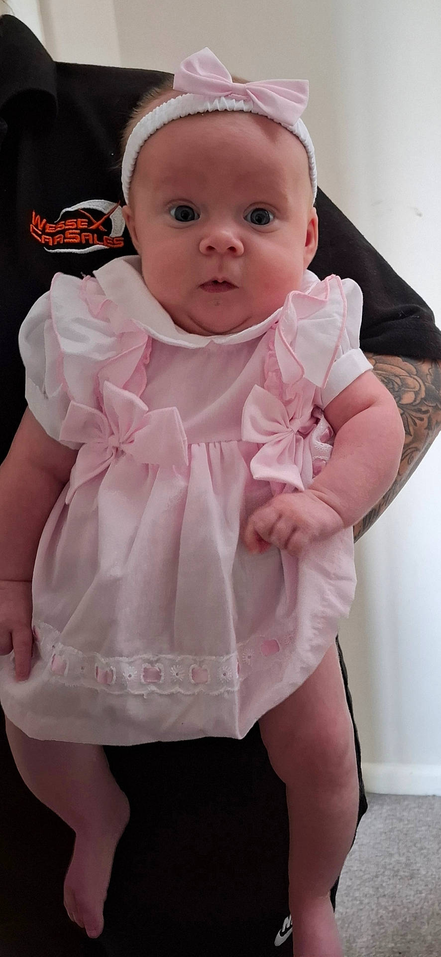 Honey-Rae joined the competition — help win amazing prizes! accessories, baby, blouse, bonnet, clothing, costume, dress, face, footwear, hat, head, headband, newborn, pants, person, photography, portrait, shoe, skin, tattoo