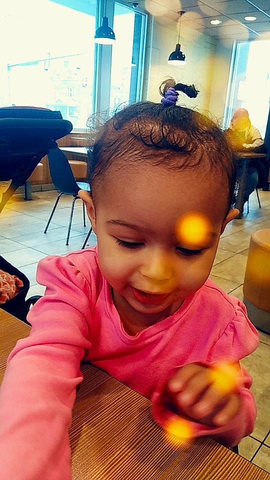 Ivanna joined the competition — help win amazing prizes! baby, cheek, child, ear, head, lip, mouth, person, play, skin, smile, toddler