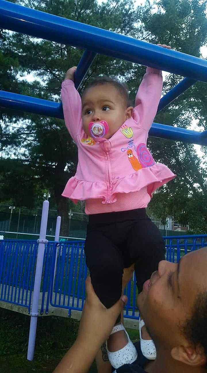 Ivanna joined the competition — help win amazing prizes! child, fun, leg, leisure, outdoor_play_equipment, person, pink, play, playground, public_space, recreation, smile, toddler