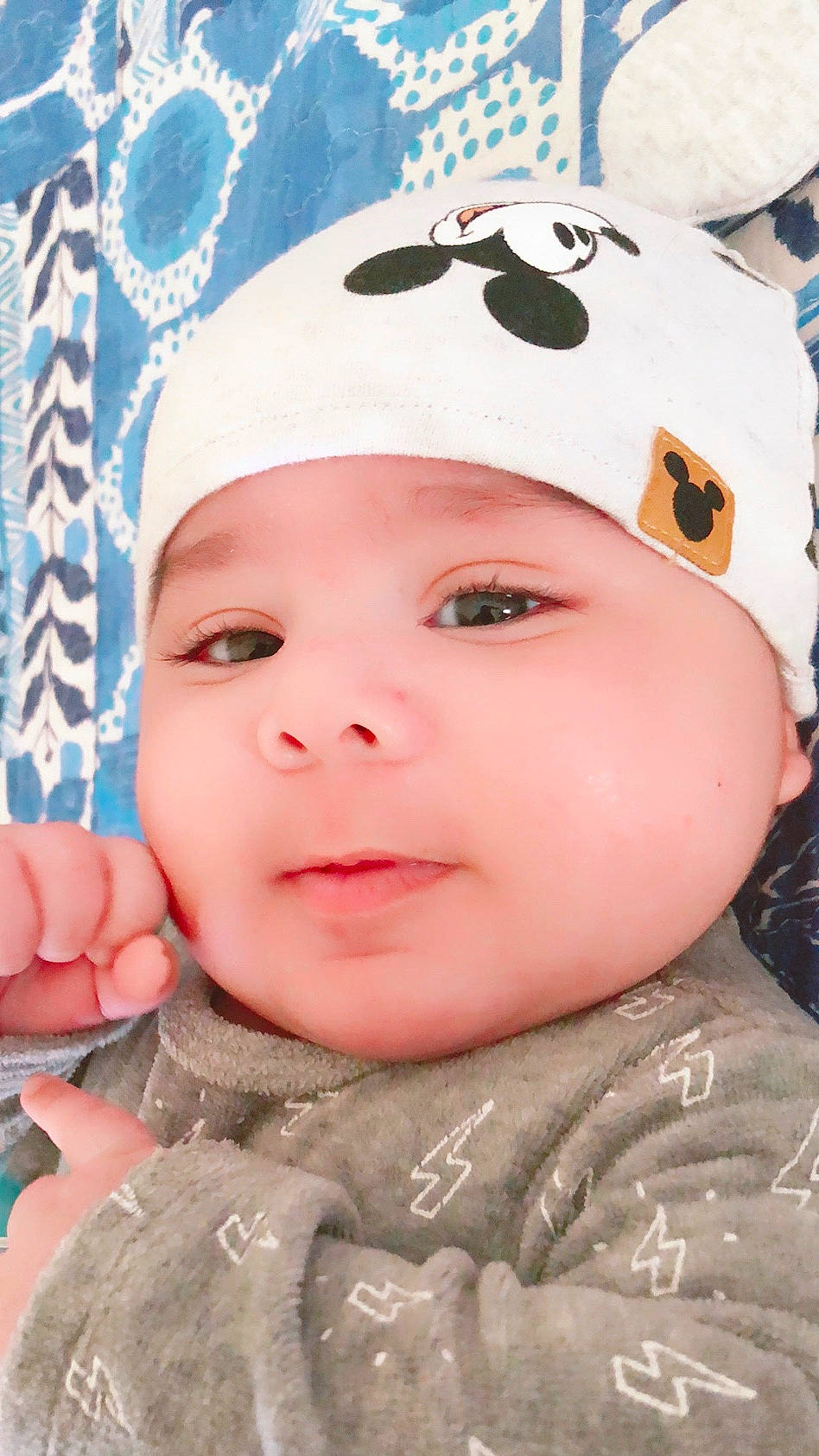 Rida participe au concours pour gagner de l'argent avec cette photo : baby, bonnet, cap, cheek, child, eye, face, forehead, head, headgear, headwear, lip, mouth, nose, person, pink, skin, toddler