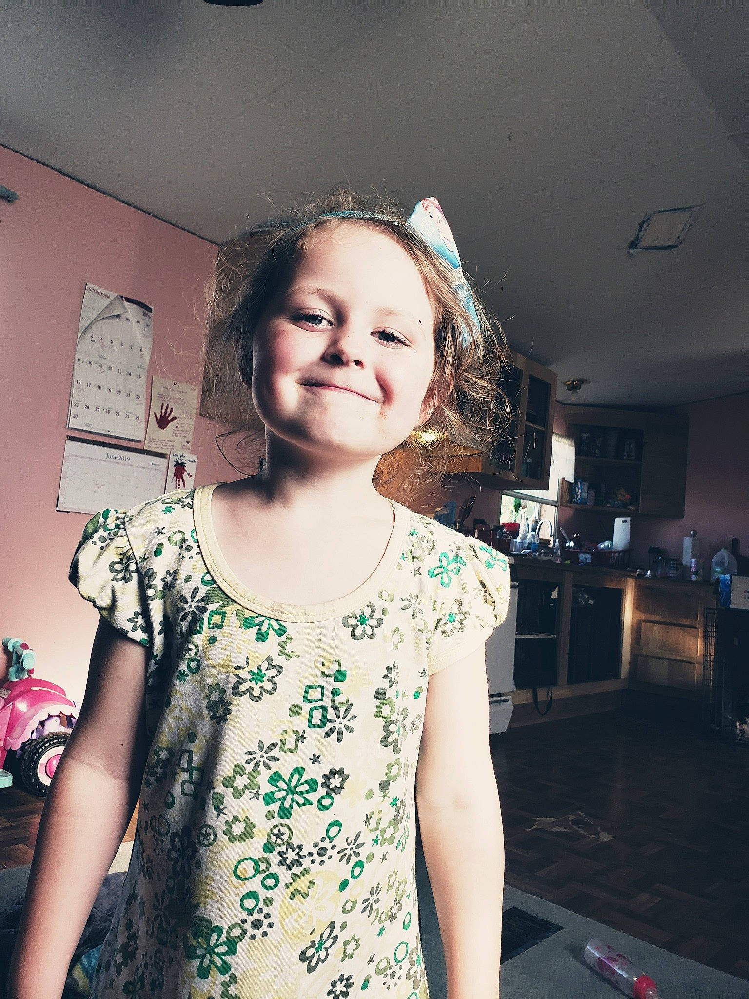 Kensleigh joined the competition — help win amazing prizes! beauty, child, design, dress, eye, face, fashion_design, fun, hair, hairstyle, hand, happy, head, joy, lady, person, pink, shoulder, skin, smile