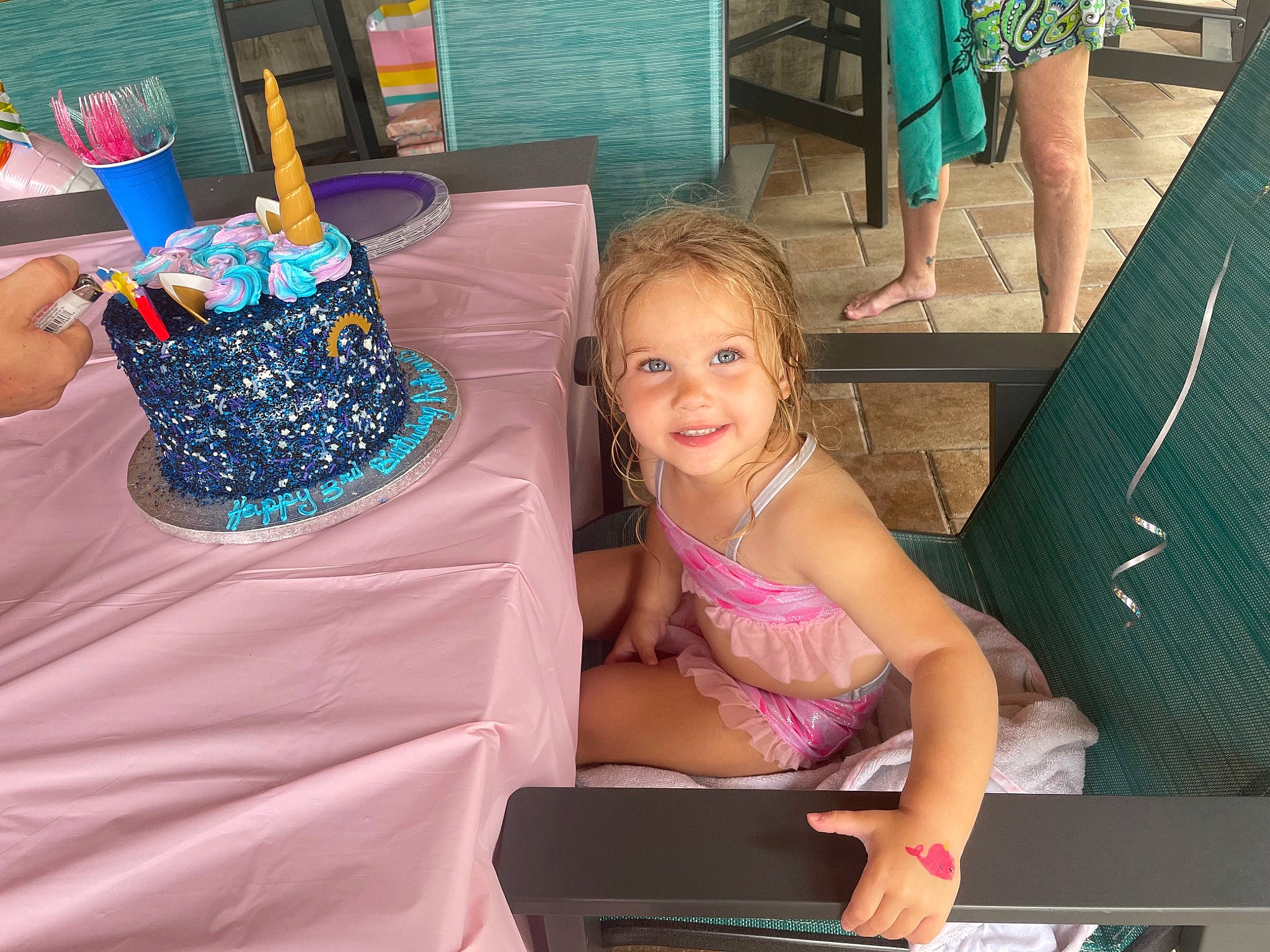 Artemis joined the competition — help win amazing prizes! baked_goods, blond, buttercream, cake, cake_decorating, cake_decorating_supply, chair, dessert, event, food, fun, happy, joy, leisure, person, pink, smile, sugar_cake, sugar_paste, swimwear