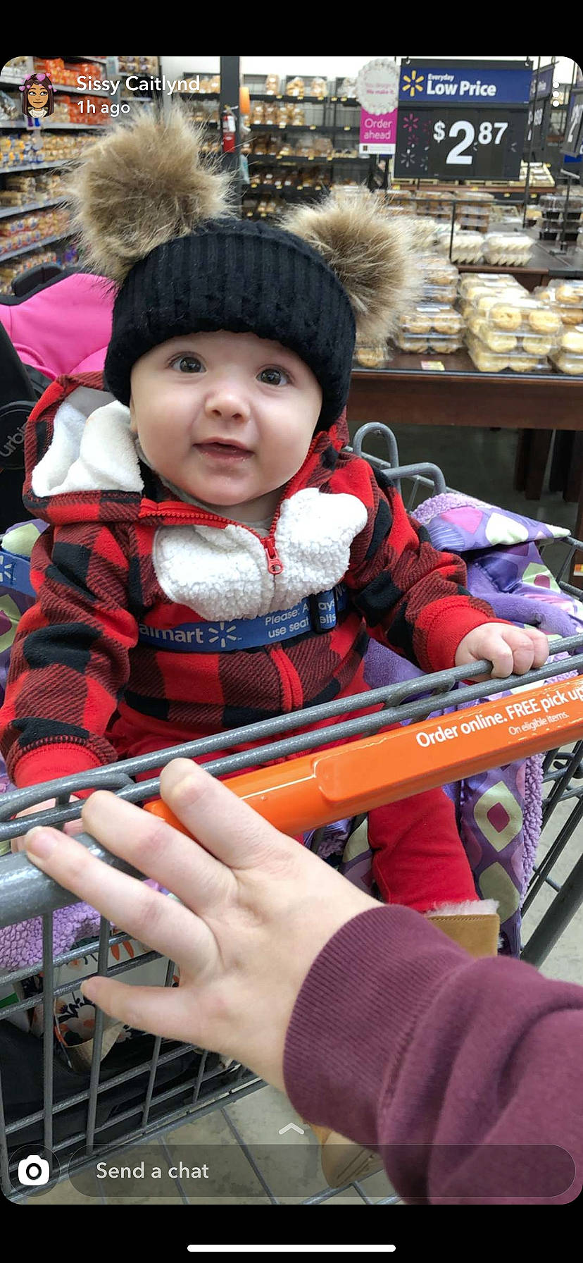 Avyanna is registered to the contest to win money with this photo: child, headwear, person