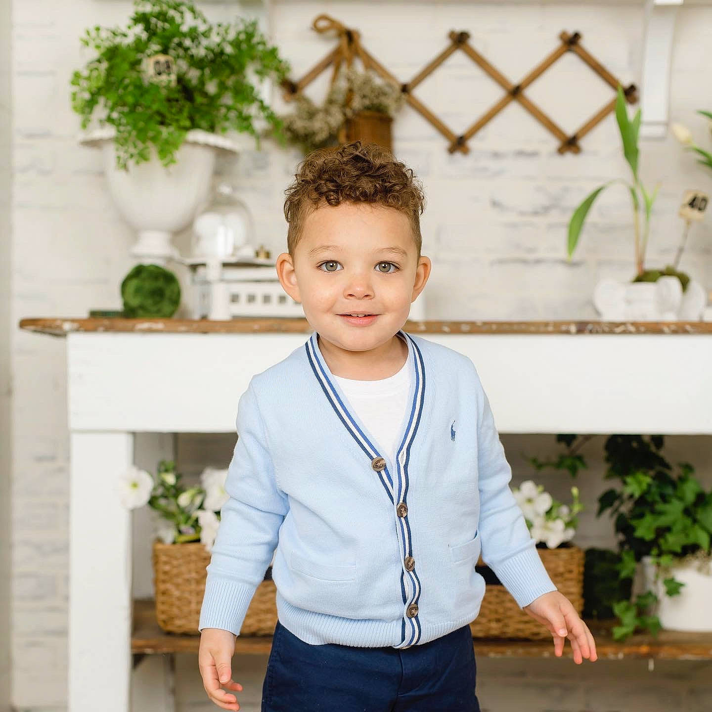 Slayte joined the competition — help win amazing prizes! child, denim, dress_shirt, electric_blue, flowerpot, formal_wear, happy, houseplant, jewellery, joy, neck, person, plant, room, shoulder, sitting, sleeve, smile, t_shirt, toddler