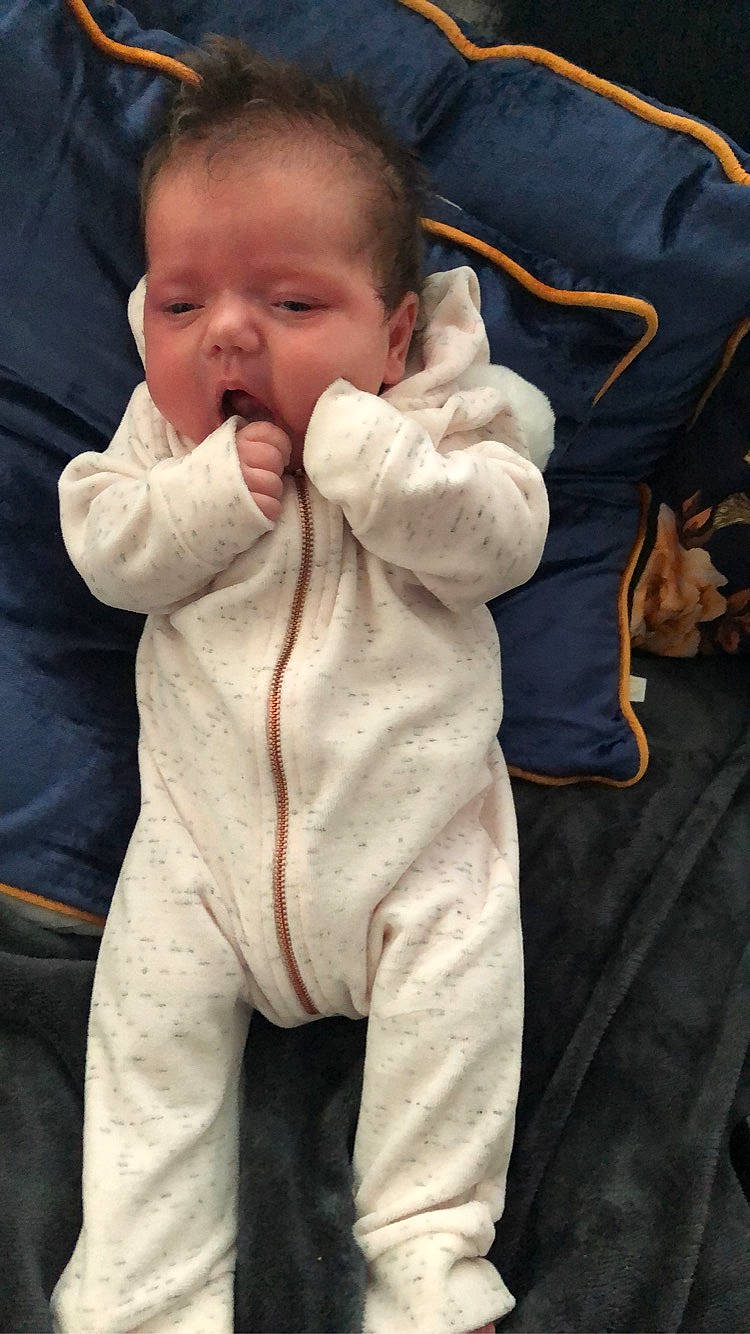 Cheyanne joined the competition — help win amazing prizes! arm, baby, cheek, child, person, toddler