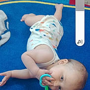 Jaxson joined the competition — help win amazing prizes! accessories, animal, baby, bird, bodypart, crawling, cutlery, diaper, electronics, face, finger, hand, head, mobilephone, newborn, person, phone, photography, portrait, spoon