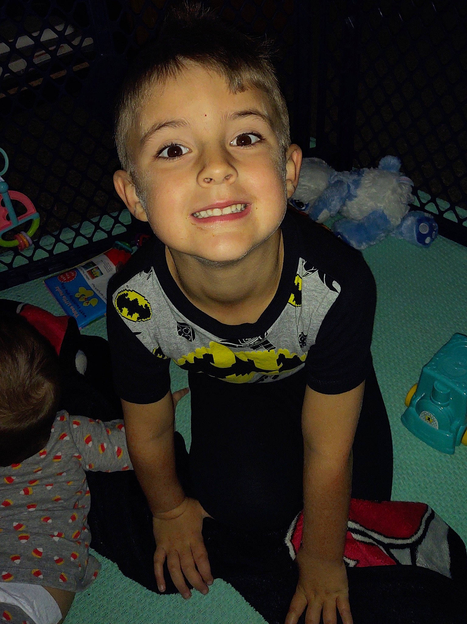 Reese is registered to the contest to win money with this photo: baby_toddler_clothing, cheek, chin, cool, finger, flash_photography, forehead, hair, happy, head, human_body, iris, joy, mouth, nose, person, skin, sleeve, smile, standing