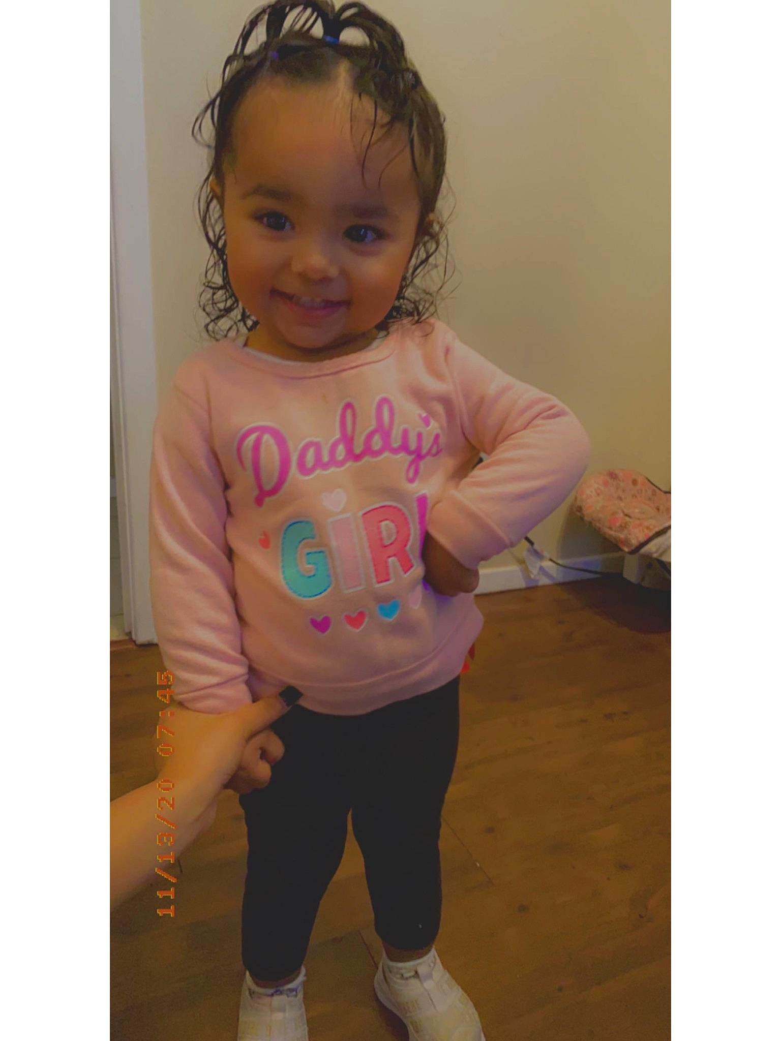 Mercy joined the competition — help win amazing prizes! baby, baby_toddler_clothing, child, joy, outerwear, person, pink, play, product, sleeve, t_shirt, toddler